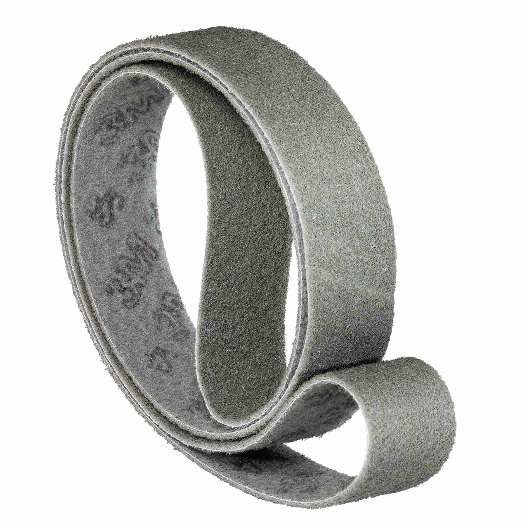 3M SC-BL Scotch Brite Schleifband Vliesband Rohrbandschleifer Schleifmaschine | Maße: 50 x 2000 mm | Körnung: A-sfn s-fine grün (500-800) | Lieferumfang: 1 Stück