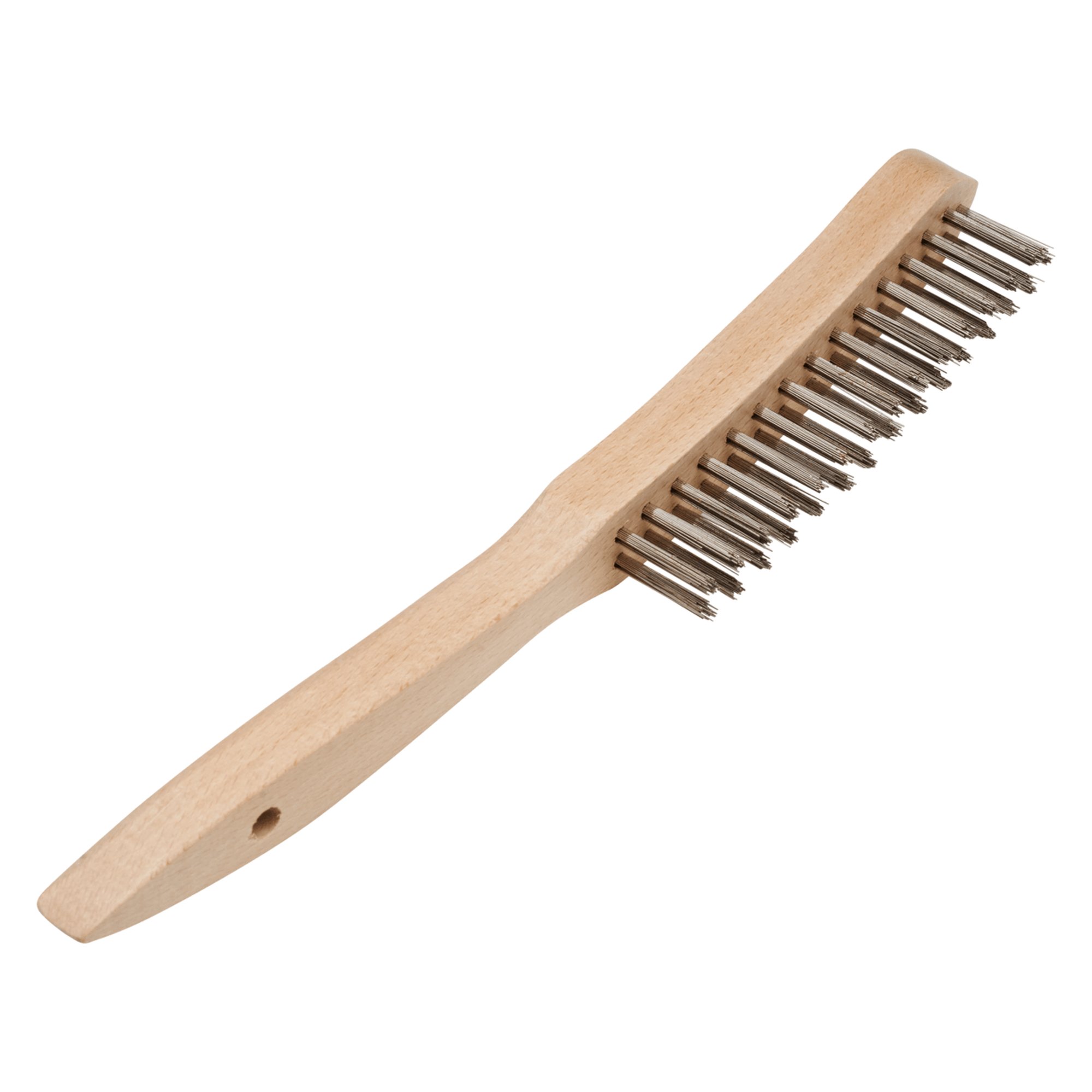 12 x RHODIUS Stahlbürste Drahtbürste Handbürste  EHBG 2 Reihen