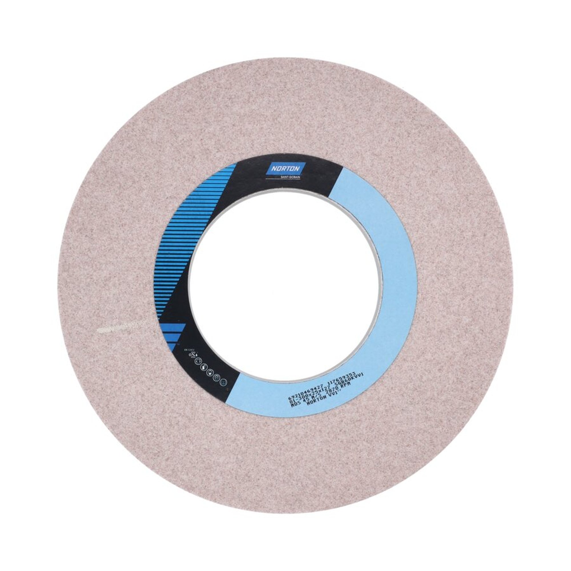 Norton Gerade Schleifscheibe 300x25x127mm K60 VV1 zum Flachschleifen