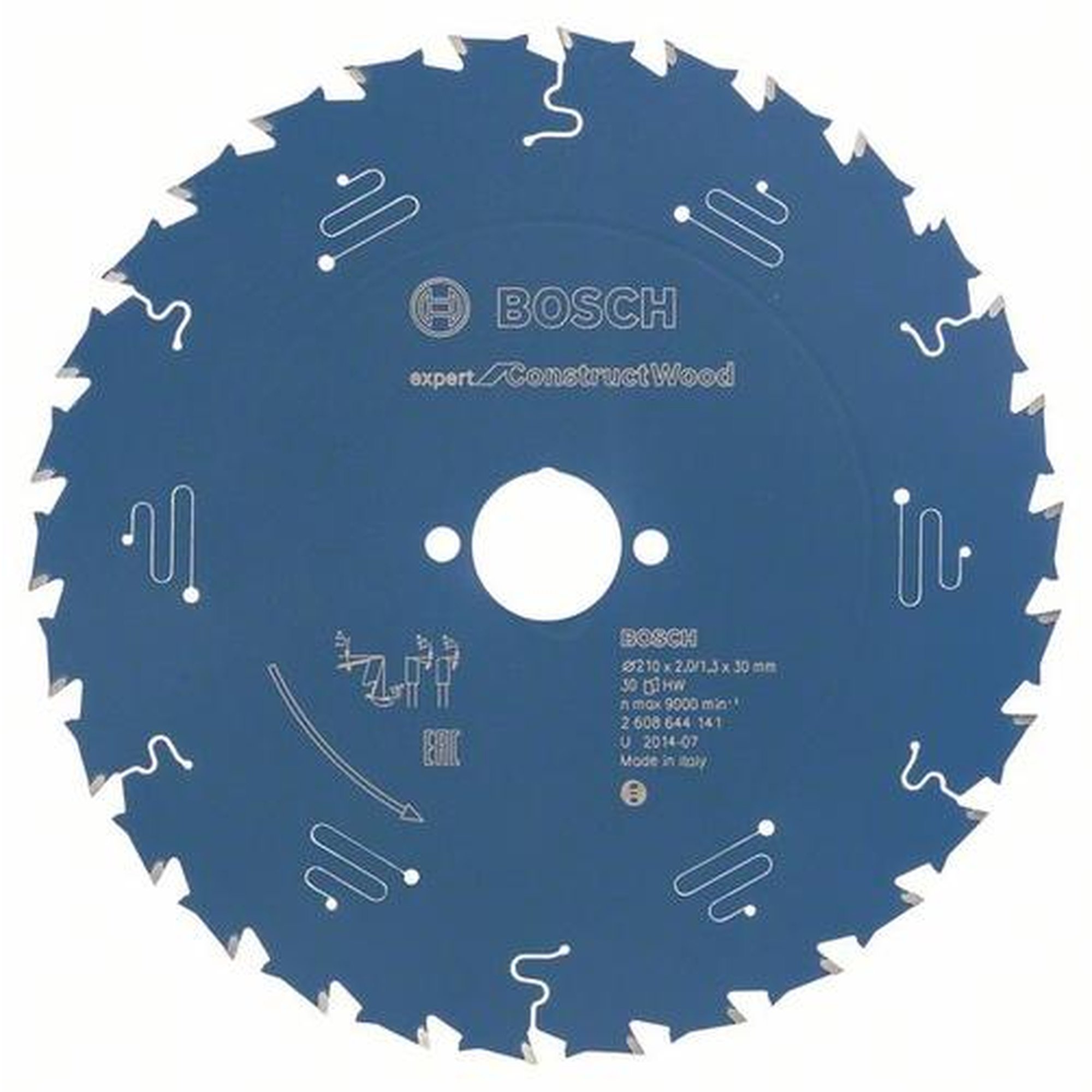 BOSCH Kreissägeblatt Expert für Bauholz, Ø 210 mm, 30 Zähne