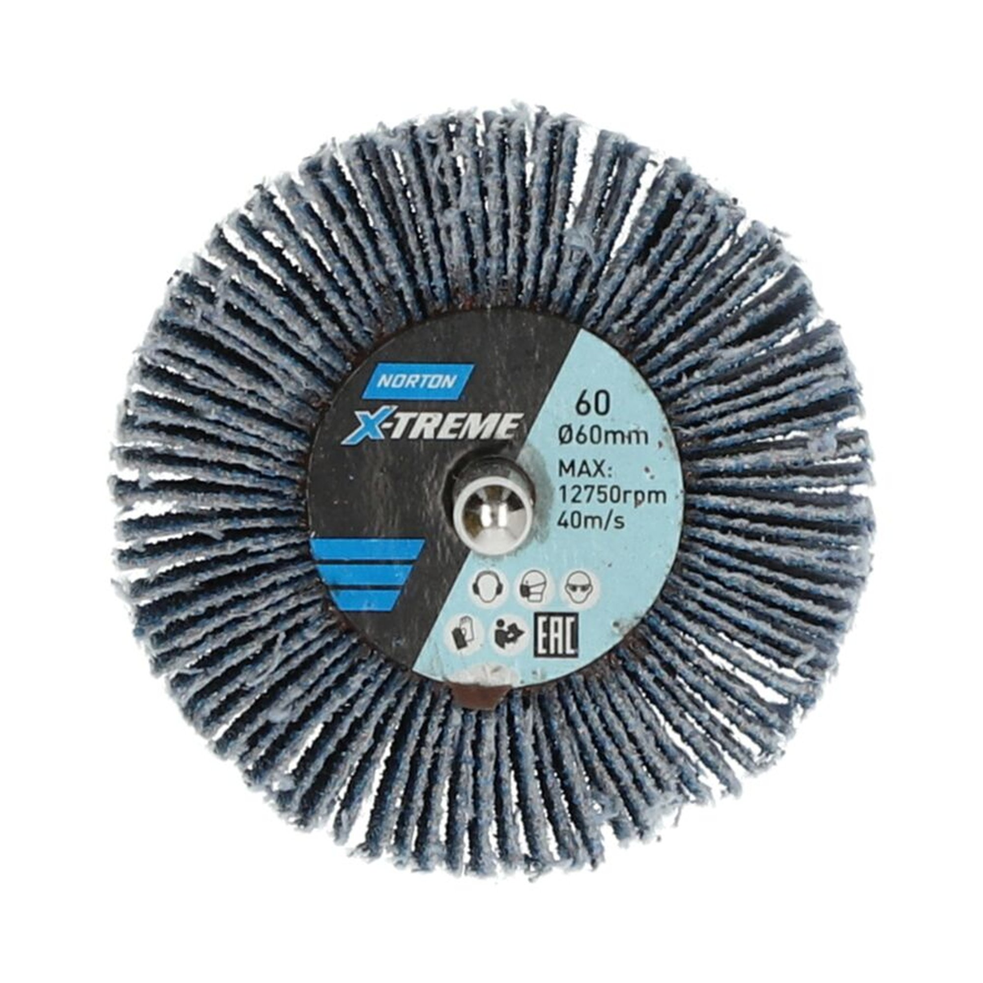 10 x Norton Fächerschleifer Schleifmop 60x30x6 R822 60 Norzon, effizient & langlebig