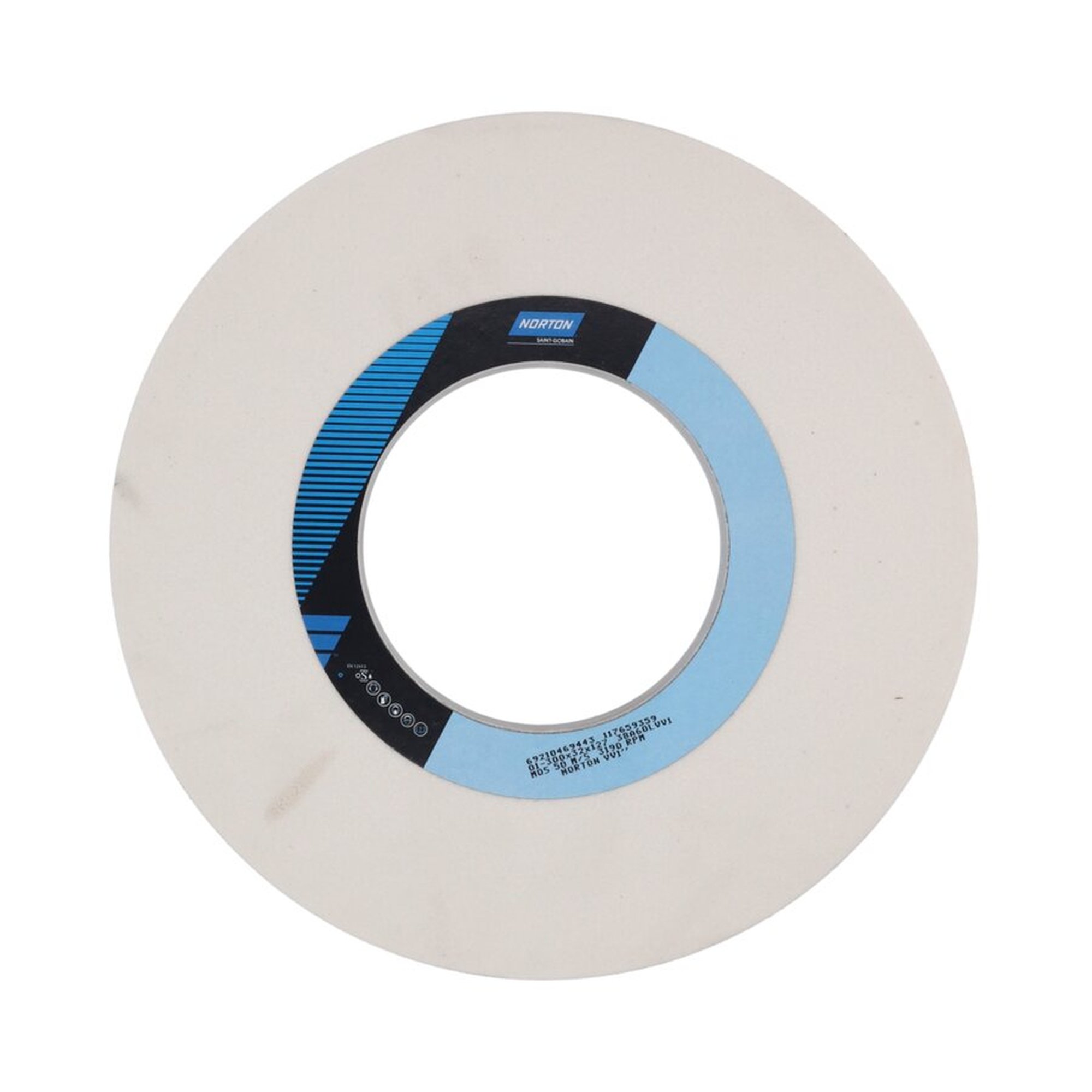 Norton Gerade Schleifscheibe 300x25x127mm K60 zum Flachschleifen VV1