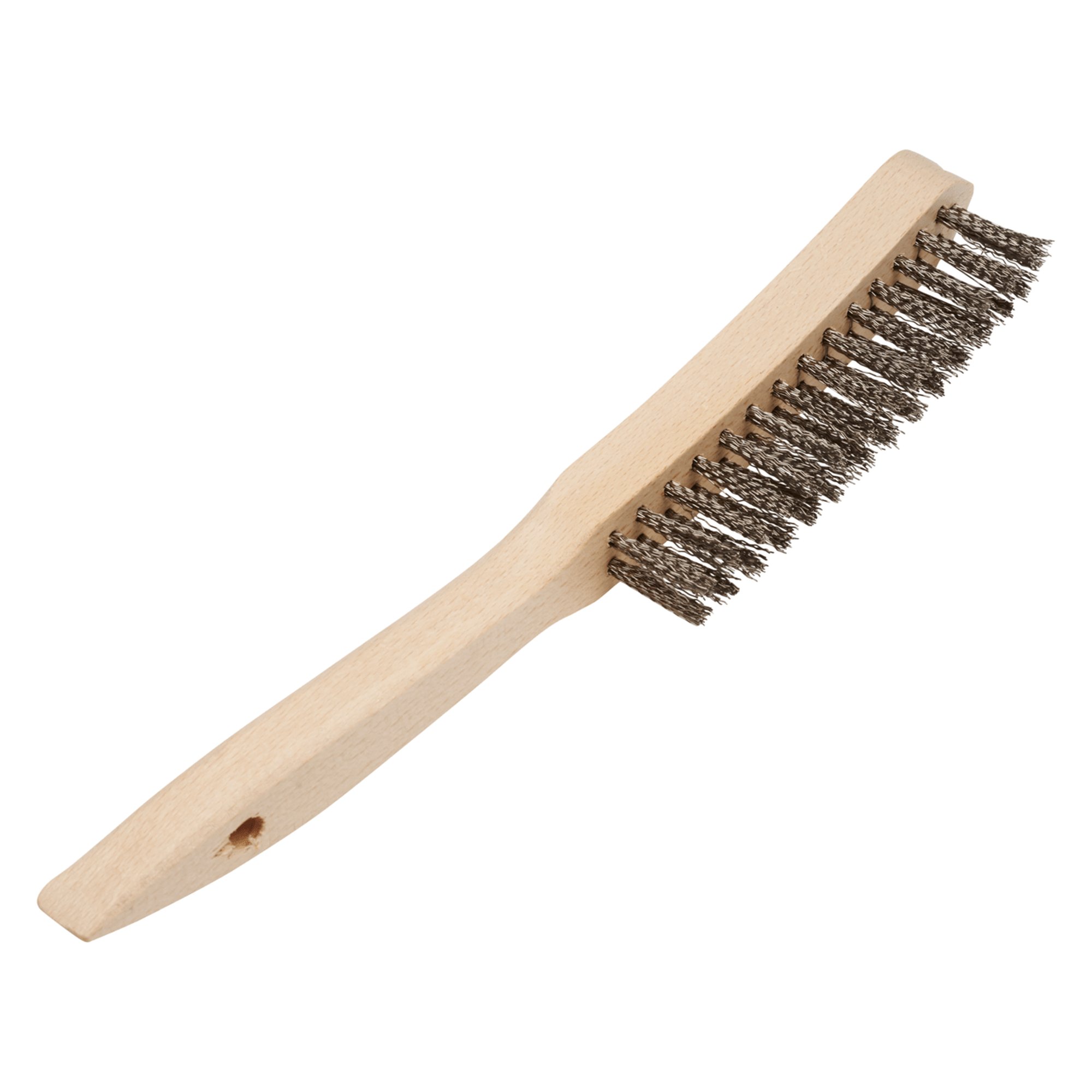 12 x RHODIUS Stahlbürste Drahtbürste Handbürste  EHBW 2 Reihen