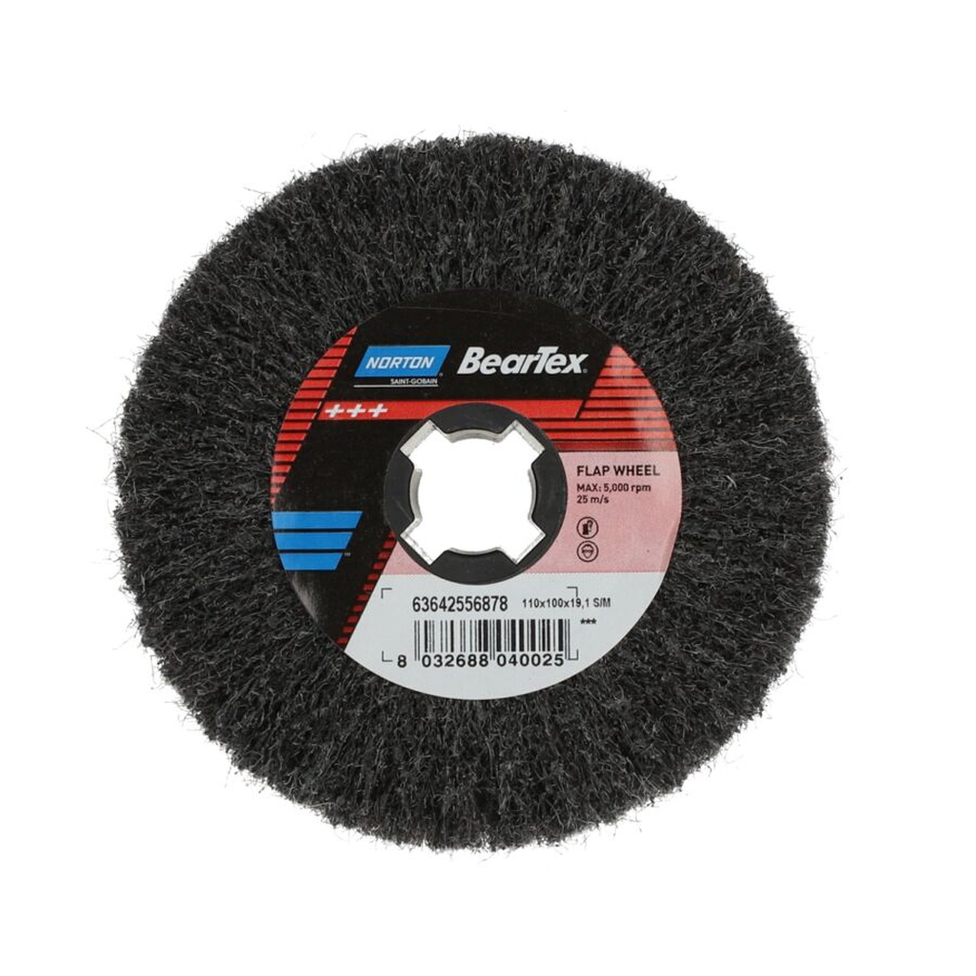 Norton Fächerschleifer Schleifmop 110x100x19 Satinex F4306 Fein S Schleifwerkzeug