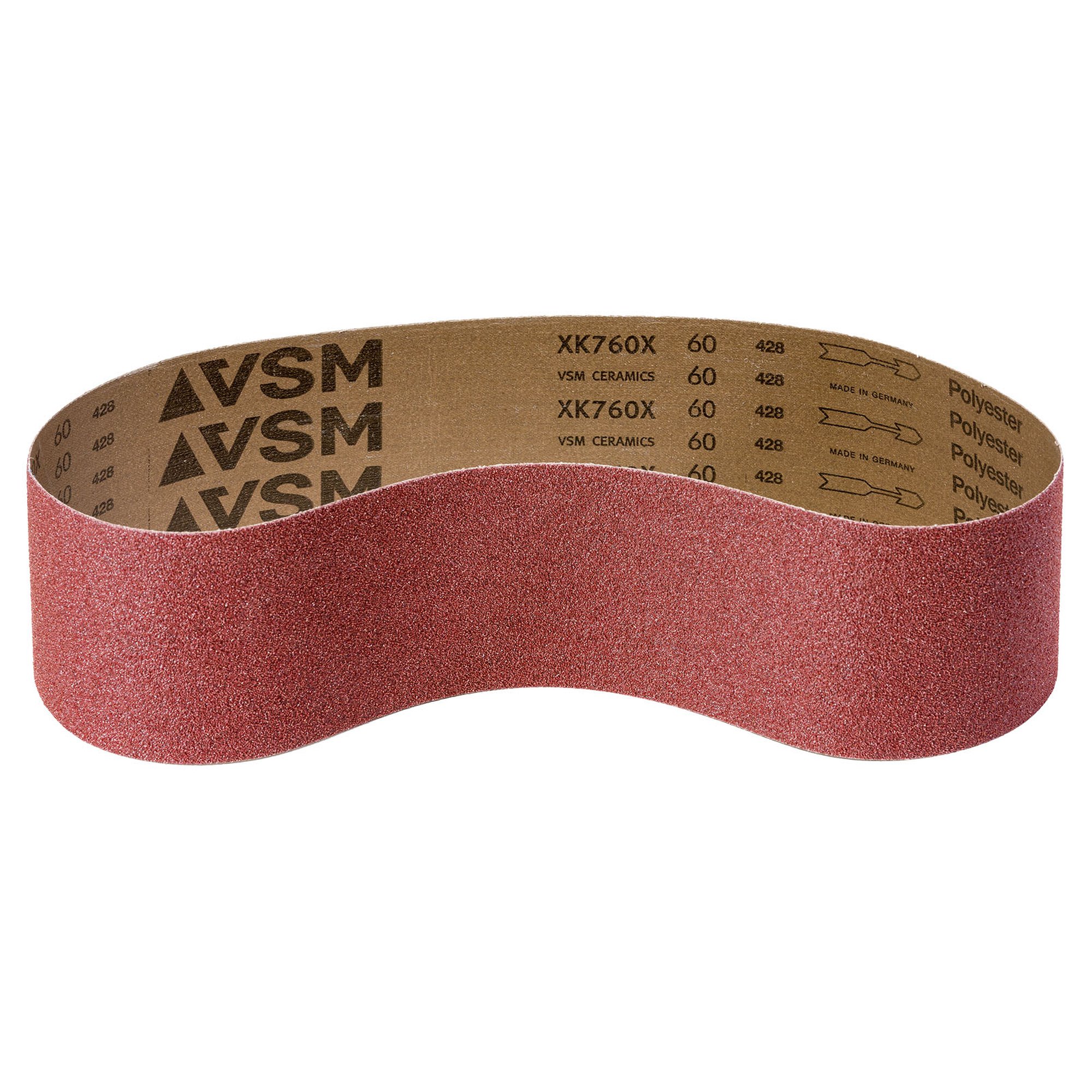 50x VSM Schleifband XK760X | 25 x 457 mm | Korn 60