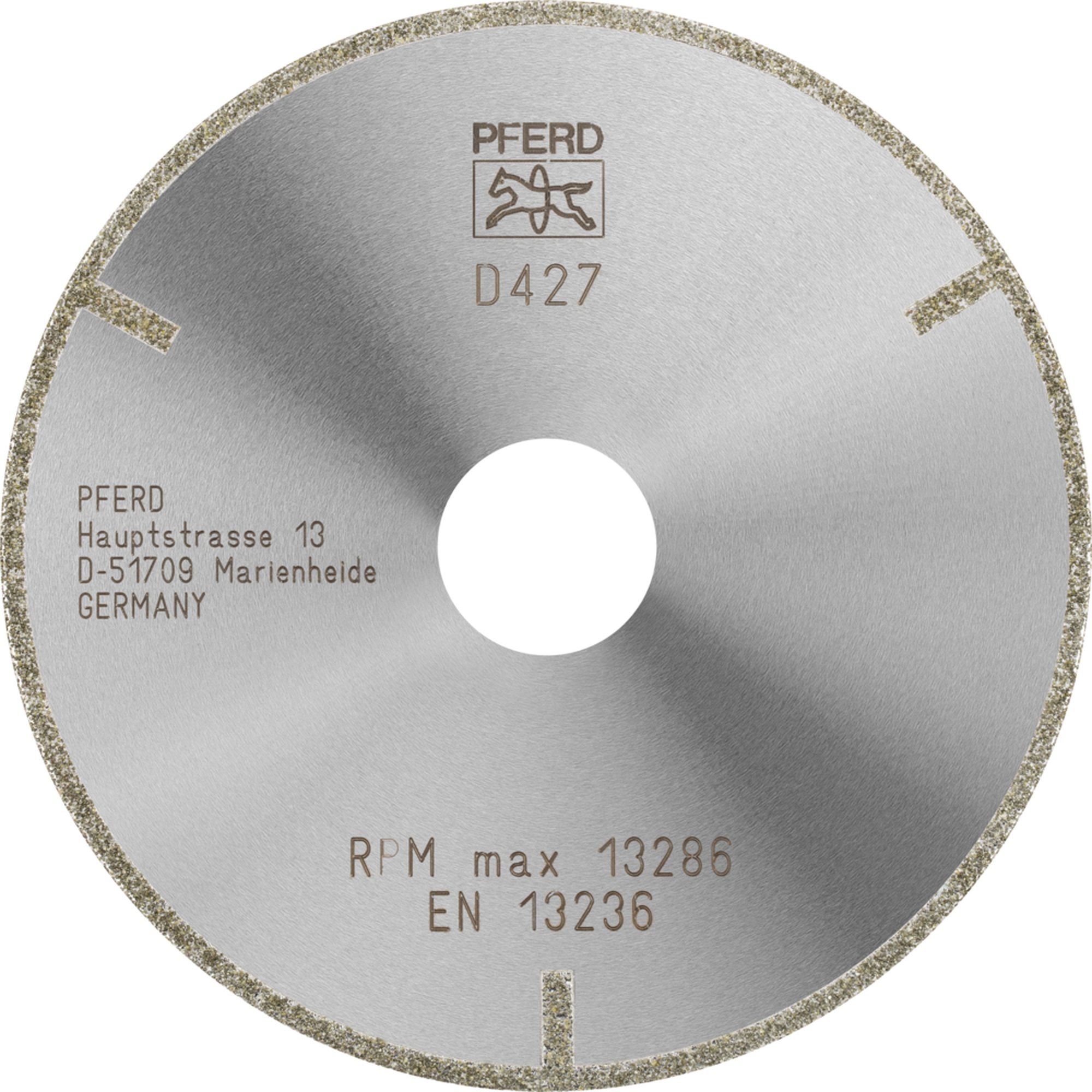 PFERD Diamant-Trennscheibe D1A1R 115-2-22,23 D 427 GAG