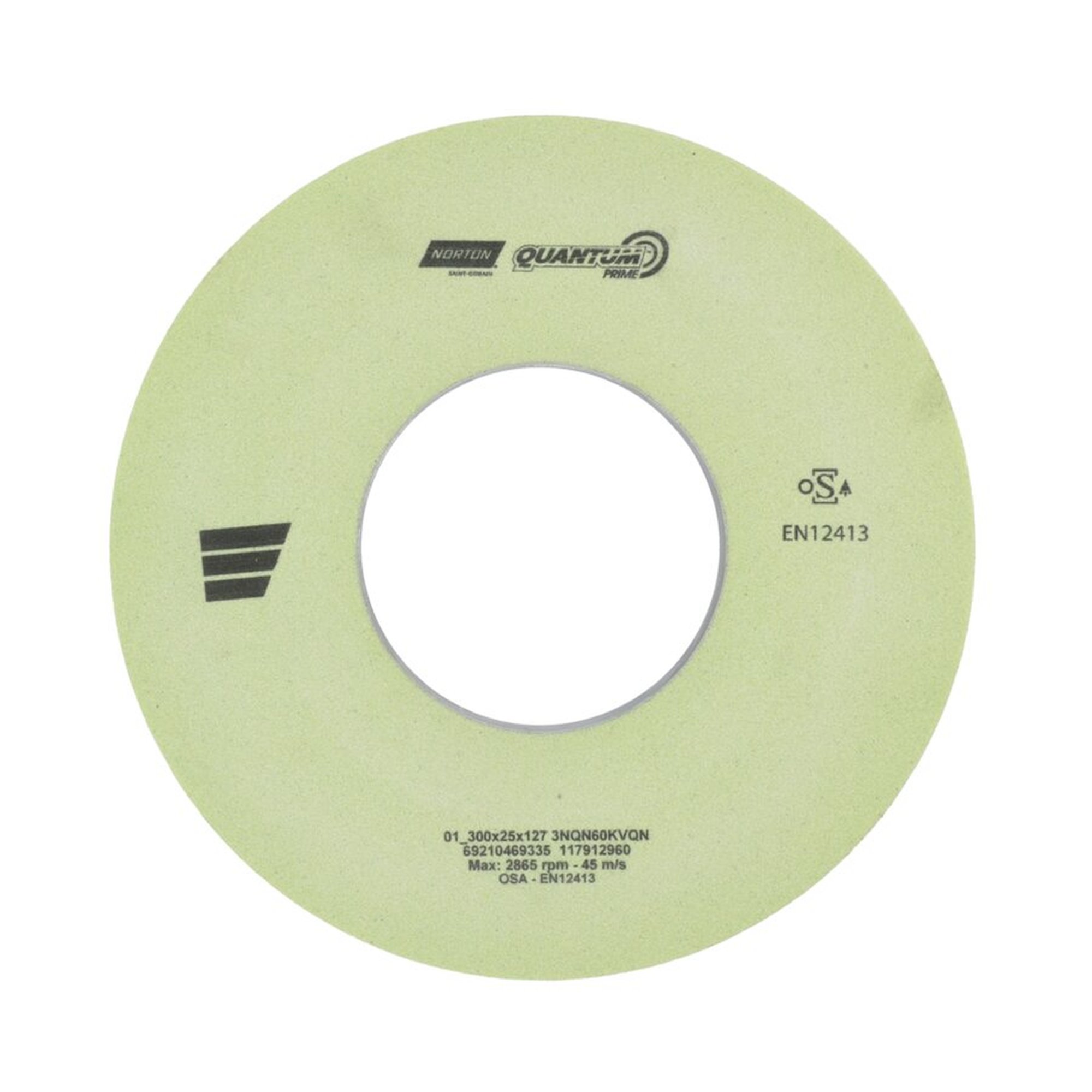 Norton IDeal Prime Schleifscheibe 300x25x127mm K60 zum Flachschleifen