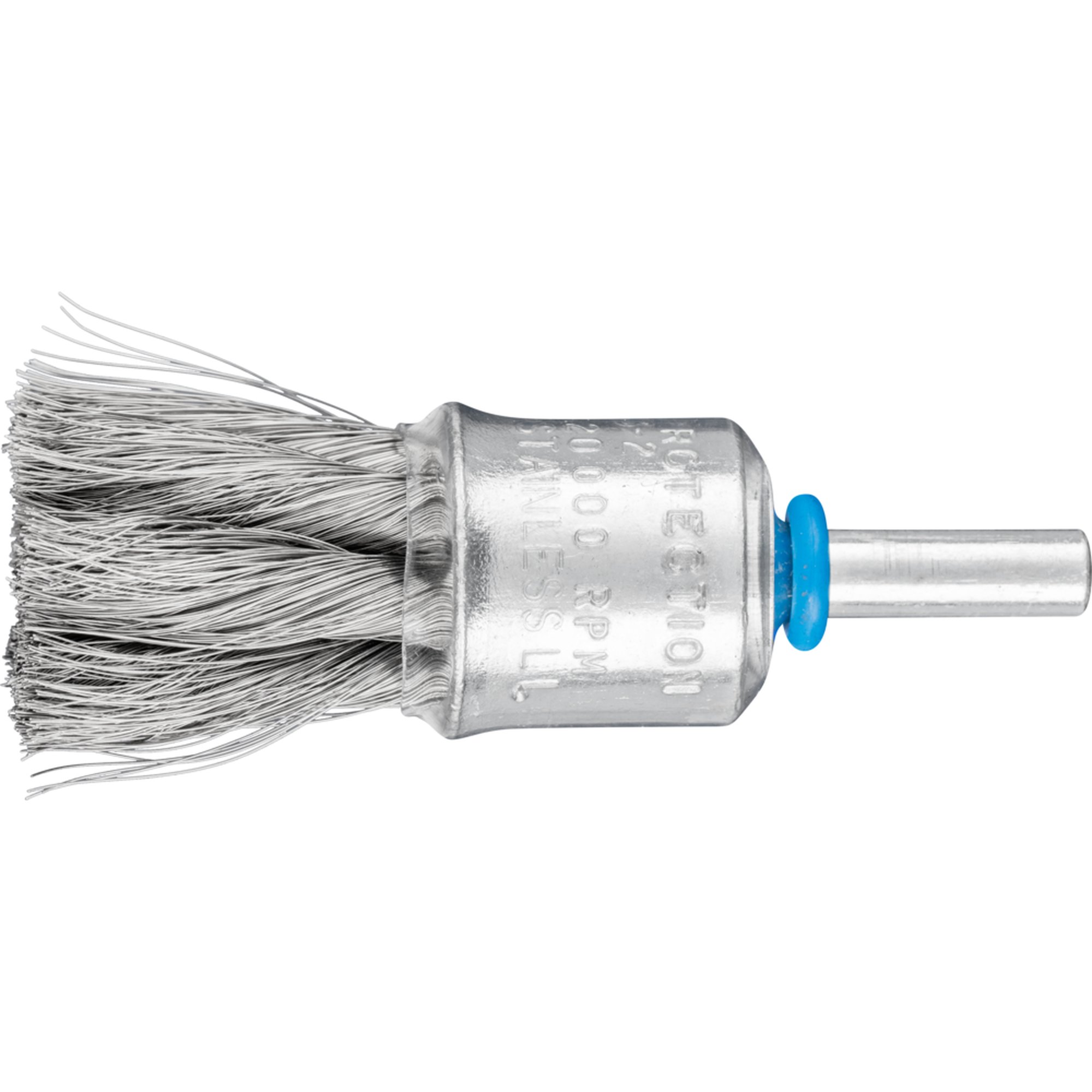 10 x PFERD Pinselbürste mit Schaft, gezopft PBG 1919/6 INOX 0,15