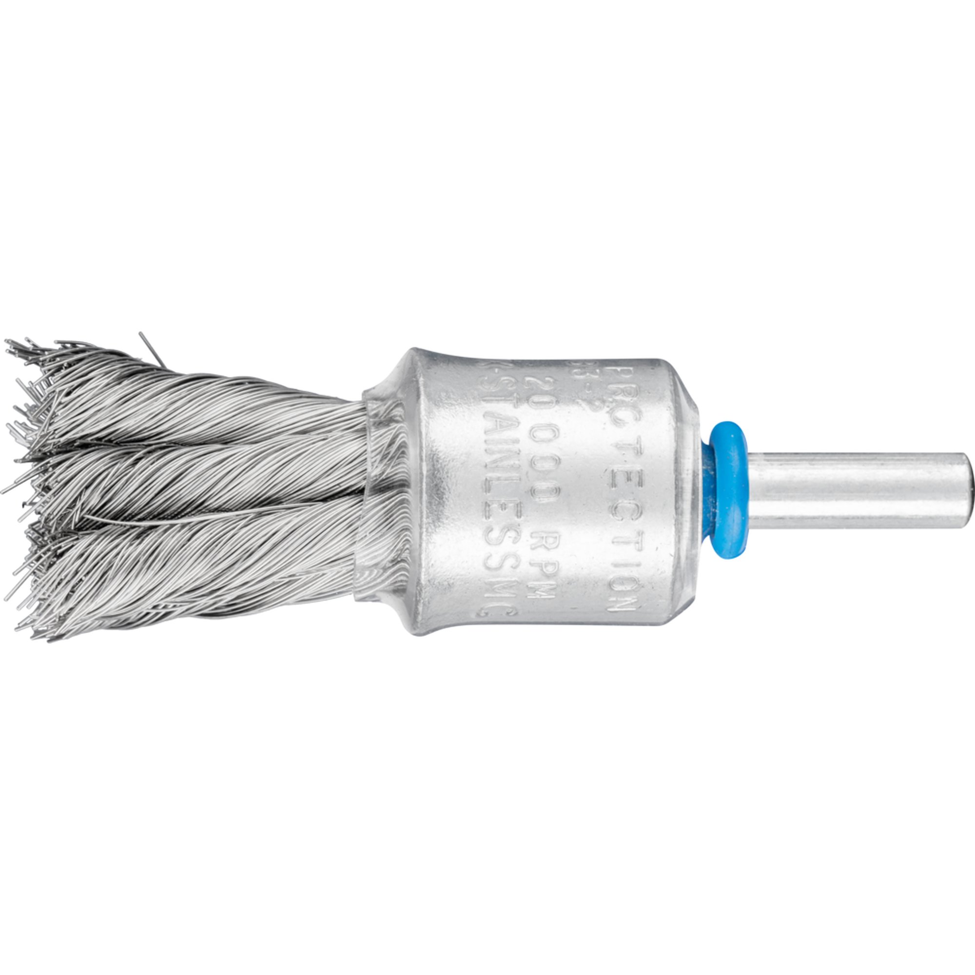 10 x PFERD Pinselbürste mit Schaft, gezopft PBG 1919/6 INOX 0,25