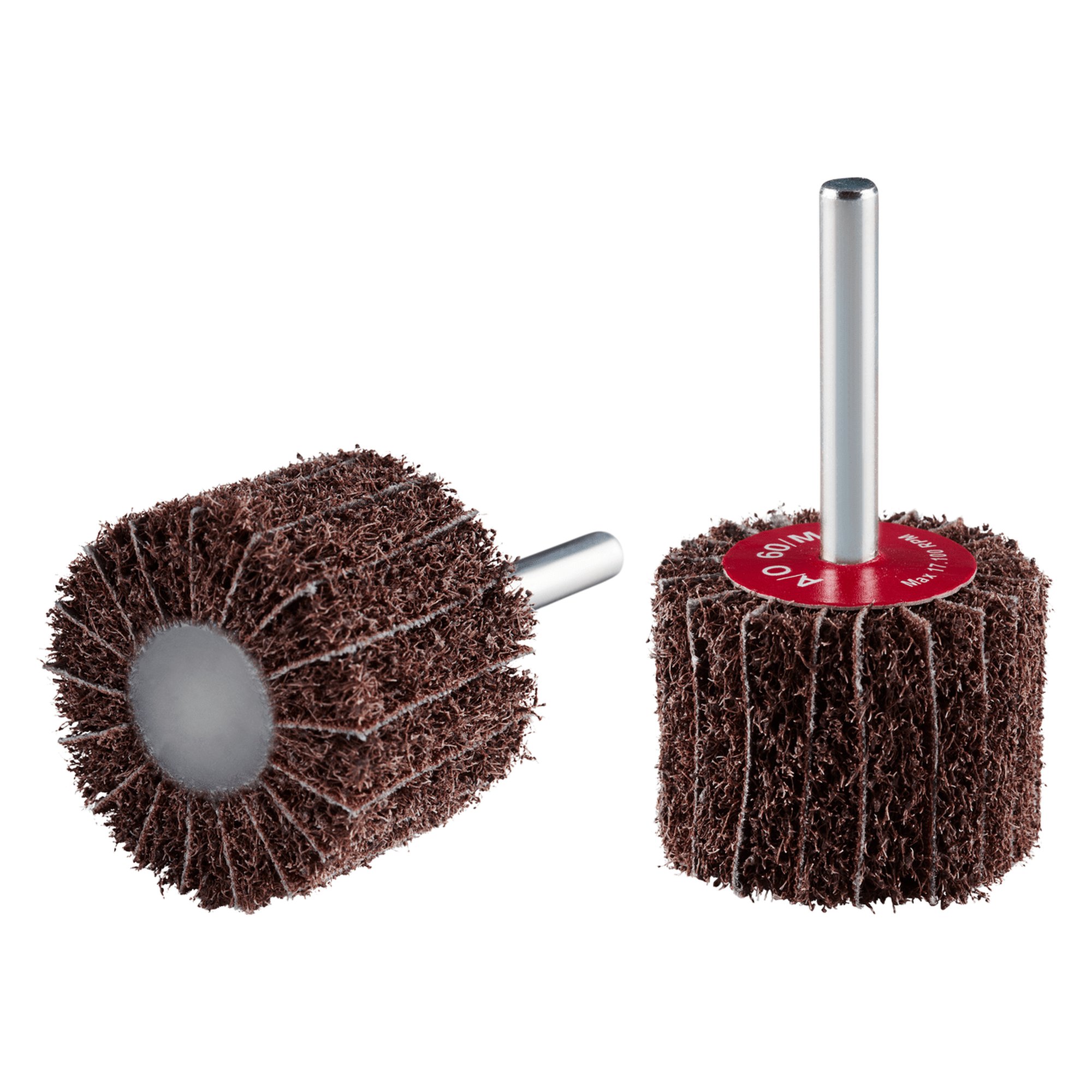 10 x RHODIUS VliesFächerschleifer Schleifmop VSK Ø 40 mm Körnung A60 coarse