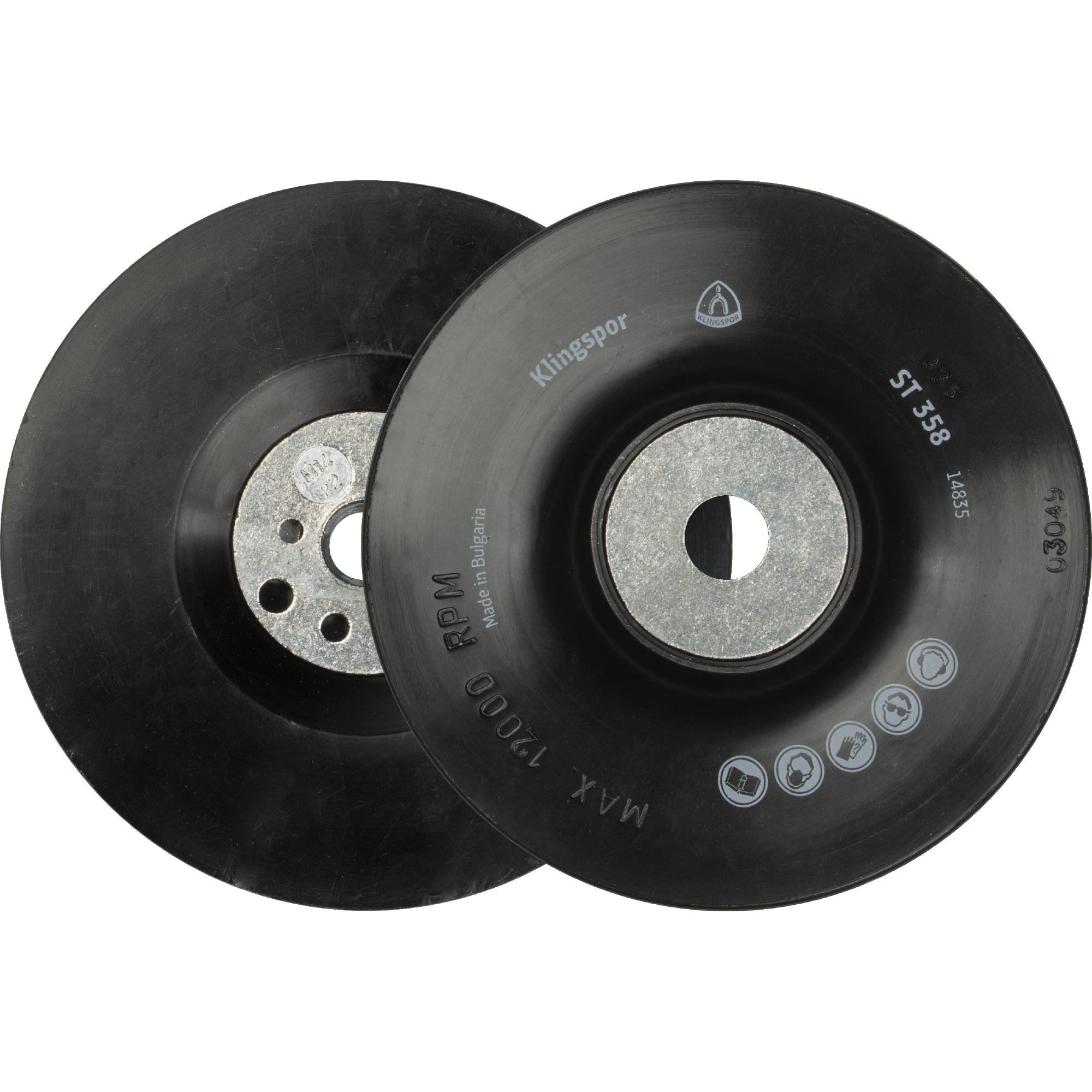 1 x Klingspor ST 358 FI-Stützteller, 100 mm Gewinde M 14
