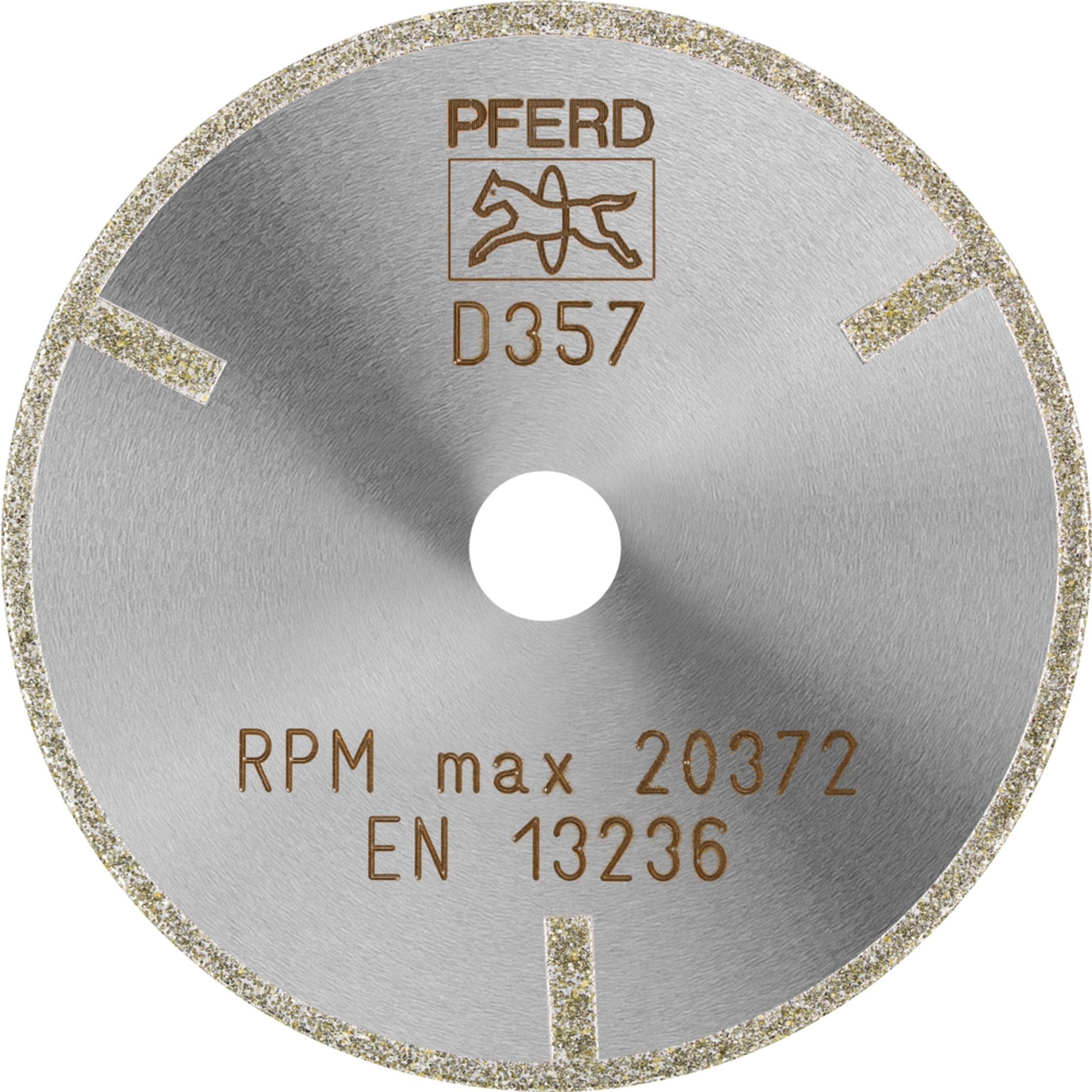 PFERD Diamant-Trennscheibe D1A1R 75-2-10 D 357 GAG