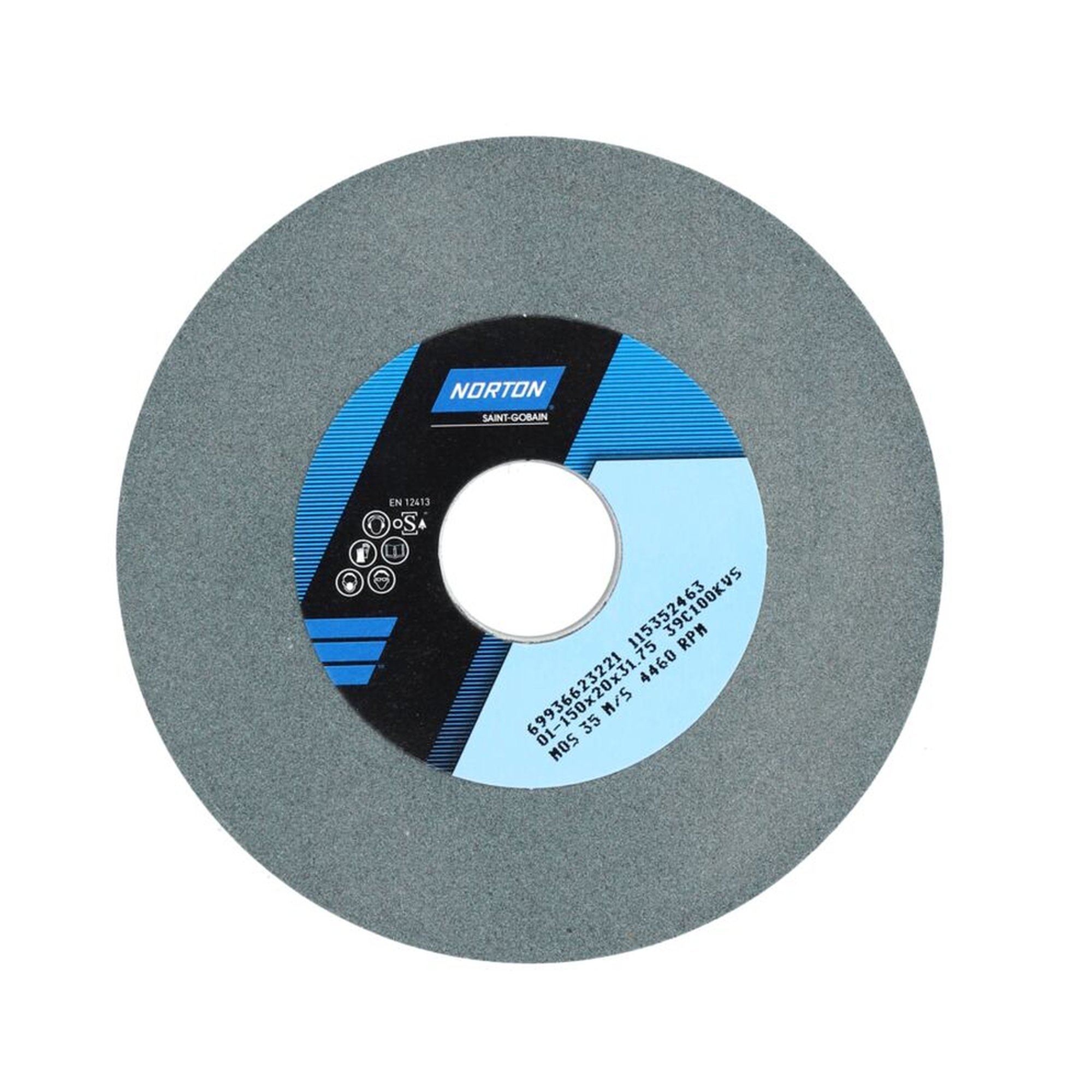 Norton Schleifscheibe gerade 01 150x20x31,75 39C 100 KVS für präzises Schleifen