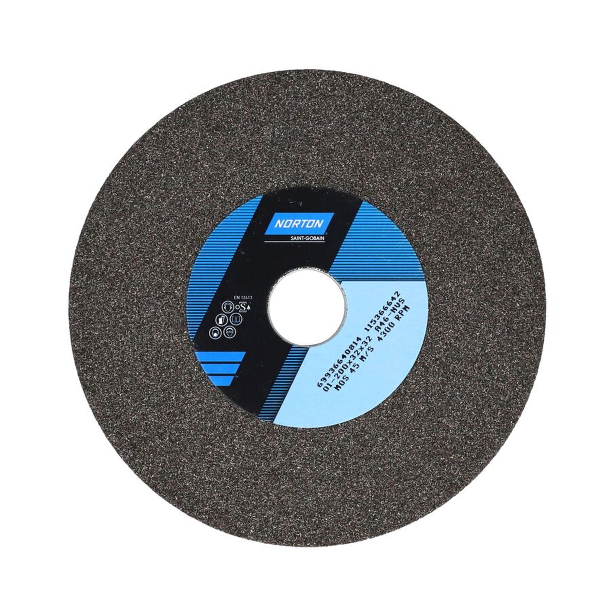 Norton Schleifscheibe gerade 01 200x32x32 A 46 NVS - Hochwertige Schleiflösung