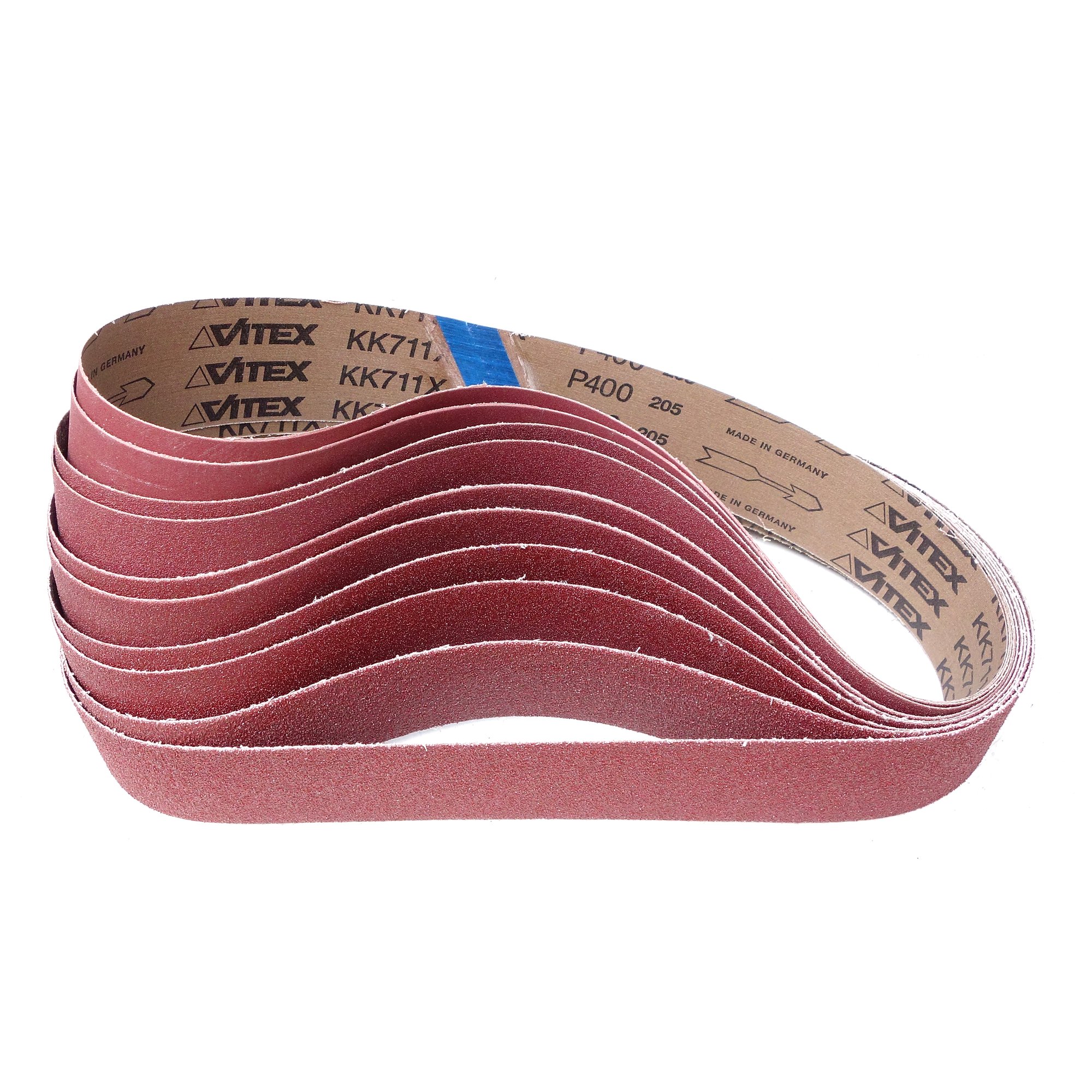 10er Premium Set VSM Schleifband KK711X | 50 x 800 mm | für Zwischen-/Endschliff