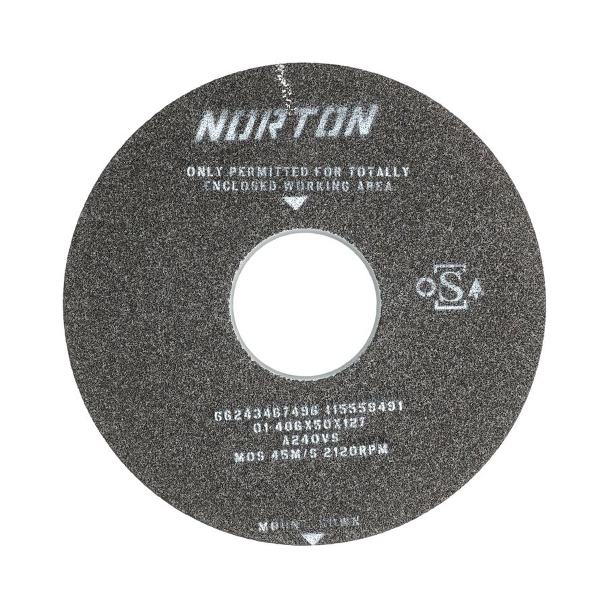 Norton Schleifscheibe gerade 406x50x127 A 24 QVS für präzises Schleifen