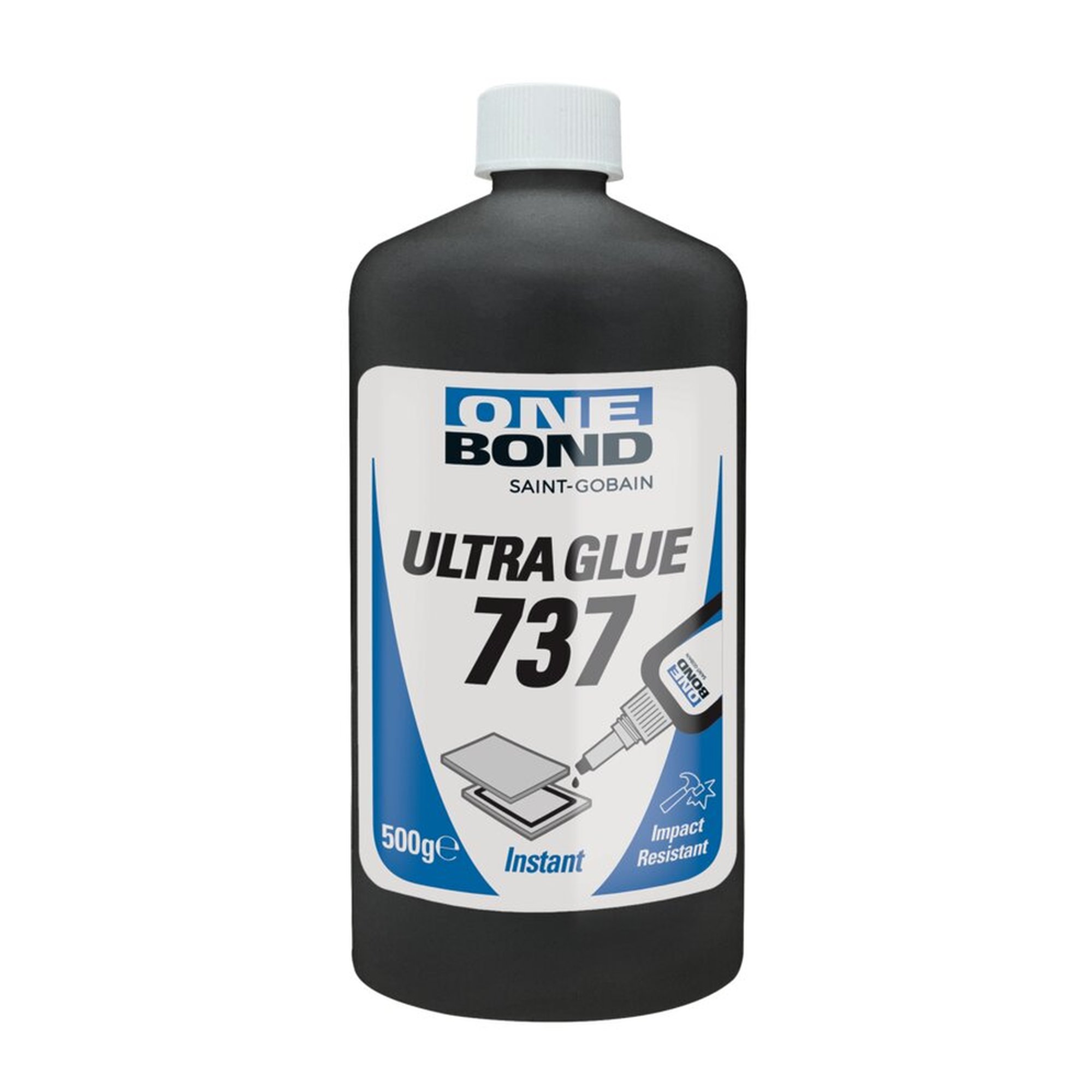 42 x Norton OB 737 ECA High 500g S C N E Instant Adhesive OneBond Plastic Bottle 500g