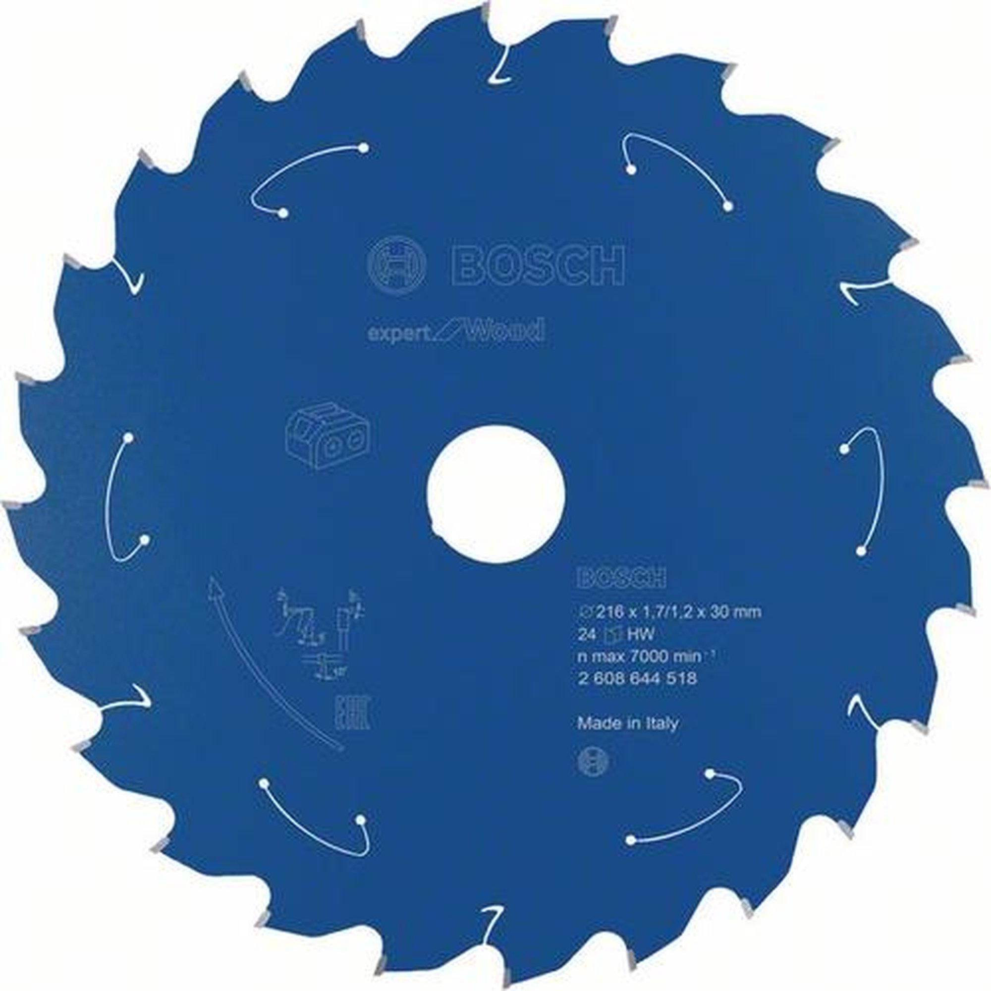 BOSCH Akku-Kreissägeblatt Expert für Holz, Ø  216  mm,  24 Zähne