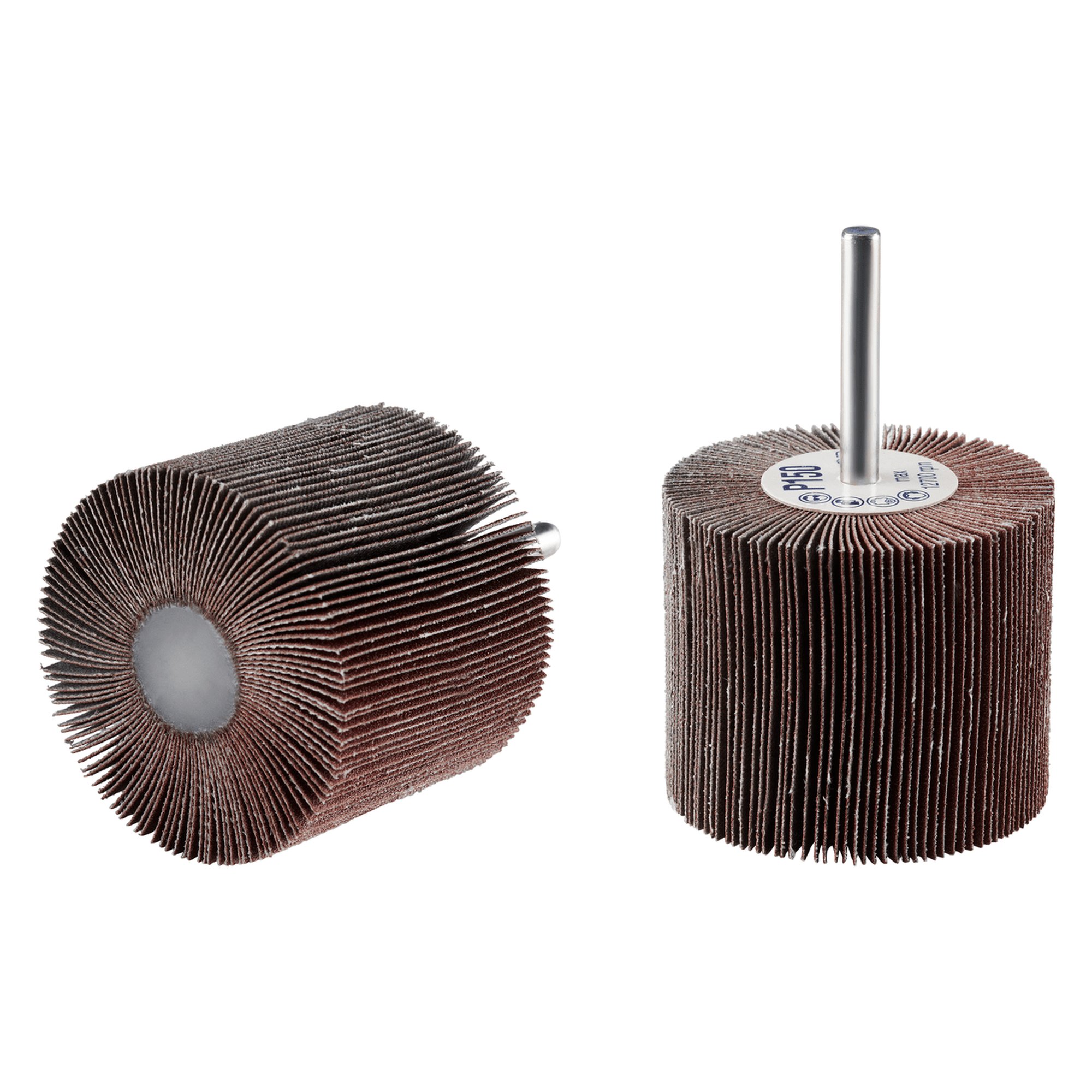 10 x RHODIUS Fächerschleifer Schleifmop FS Ø 80 mm Körnung 40