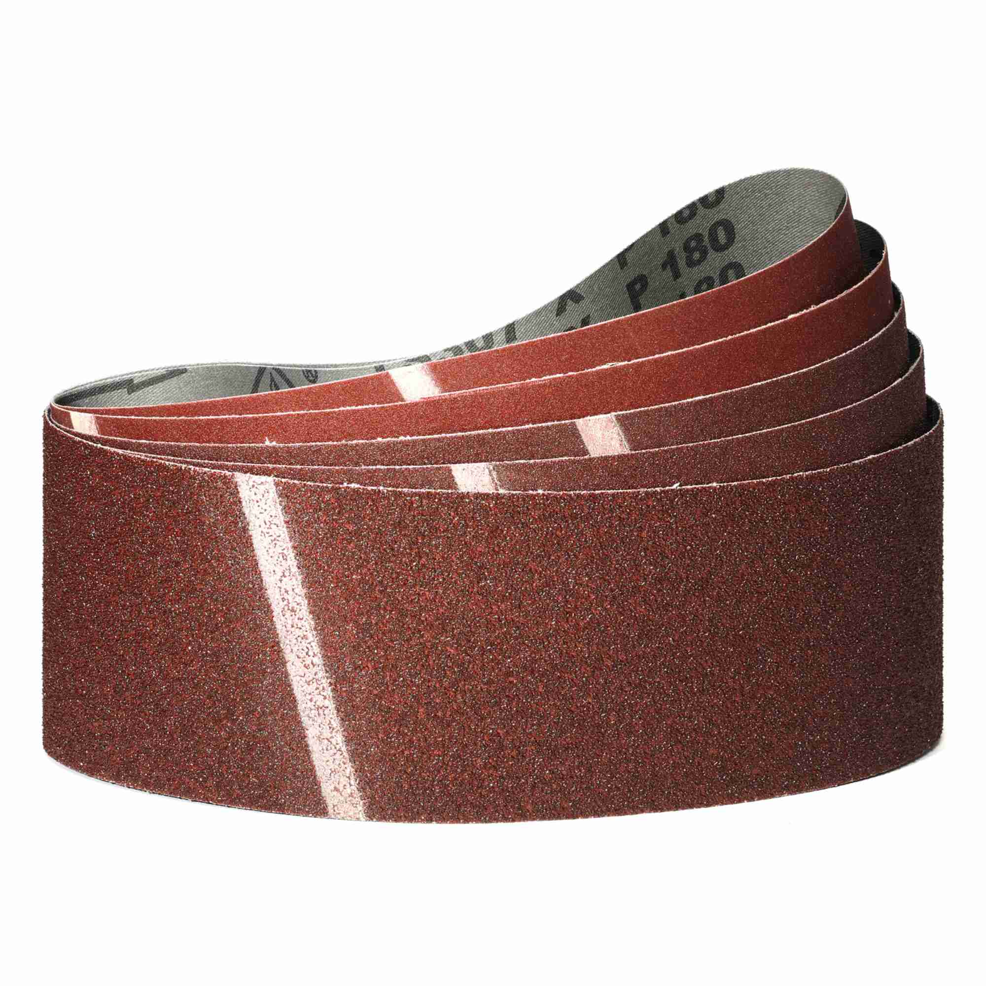 Klingspor Schleifband Profi-Set Korund | gemischte Körnungen 40/60/80/120/180 für Bandschleifer | Alle Maße wählbar