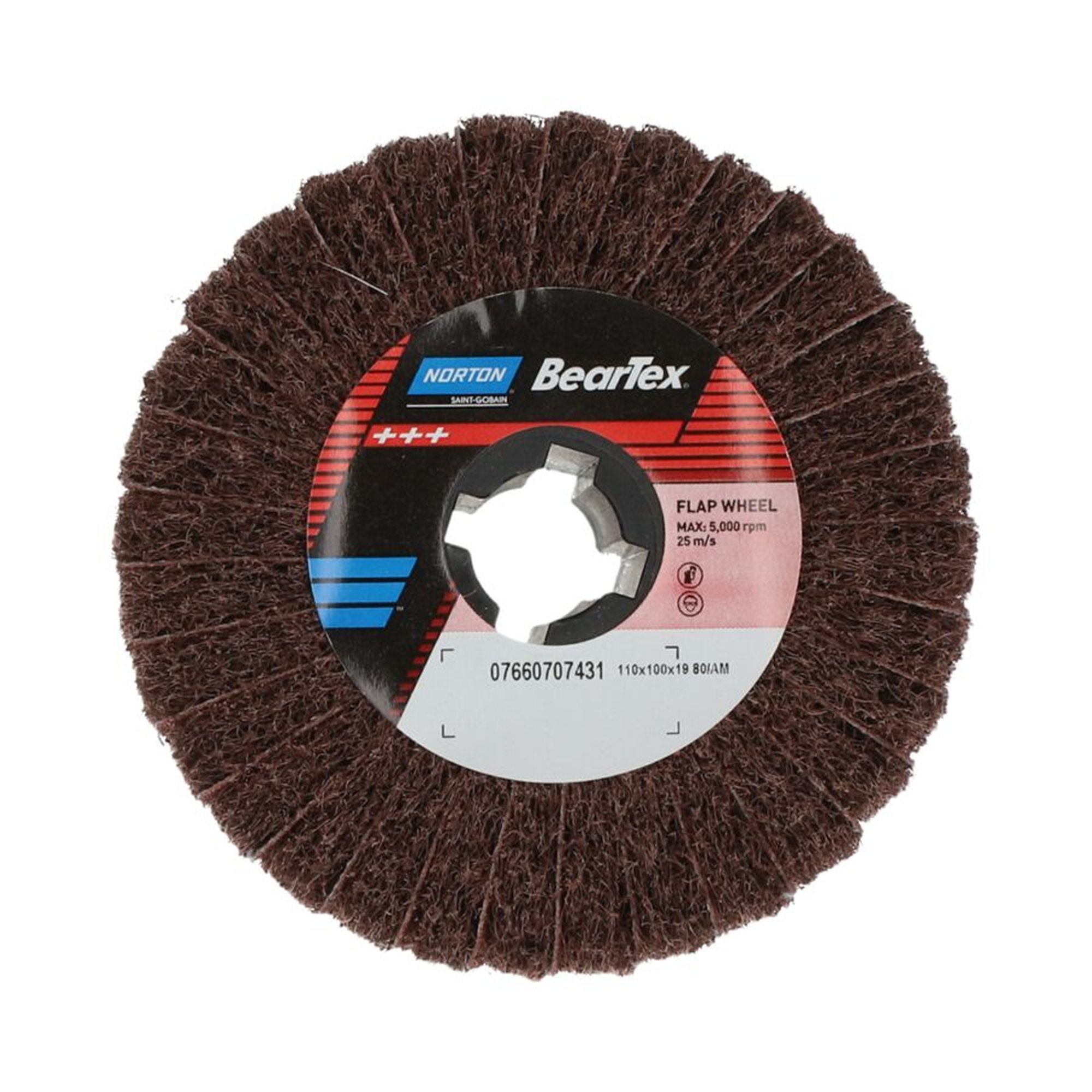 Norton Fächerschleifer 110x100x19 Satinex kombiniert F2309 Mittel A/P80