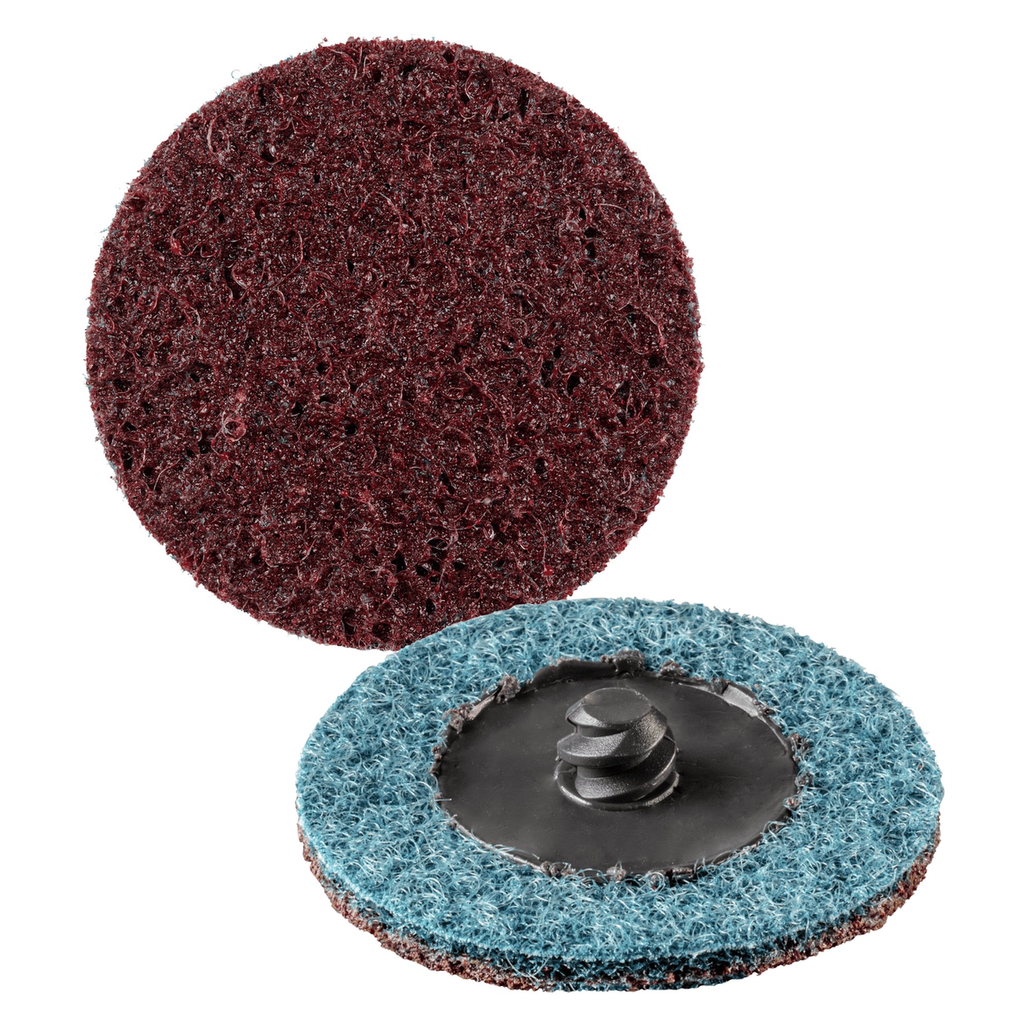 50 x RHODIUS Schleifscheibe Schleifvlies QUICK HD Ø 51 mm Korn medium / HD (K80)