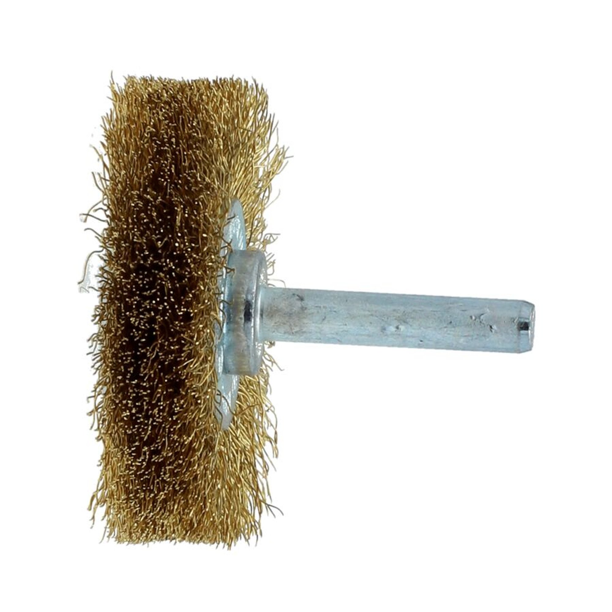 10 x Norton Drahtbürste Rundbürste gewellt Messing WHB 50 15 6 0,20 T12.5