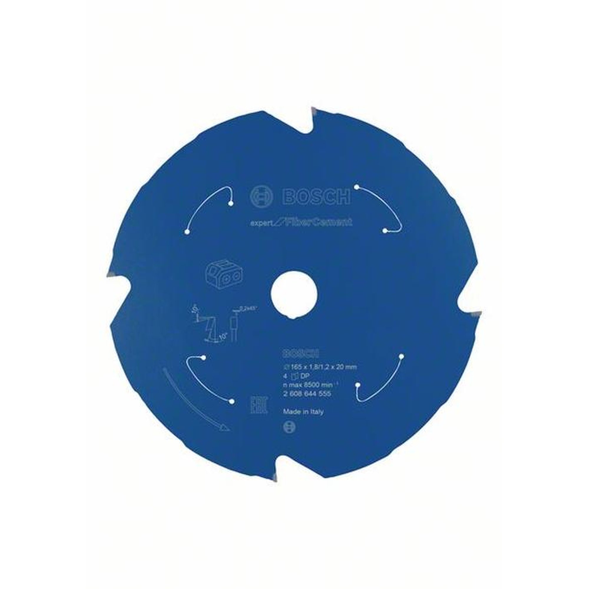 BOSCH Akku-Kreissägeblatt Expert für Faserzement, Ø  165  mm,  4 Zähne