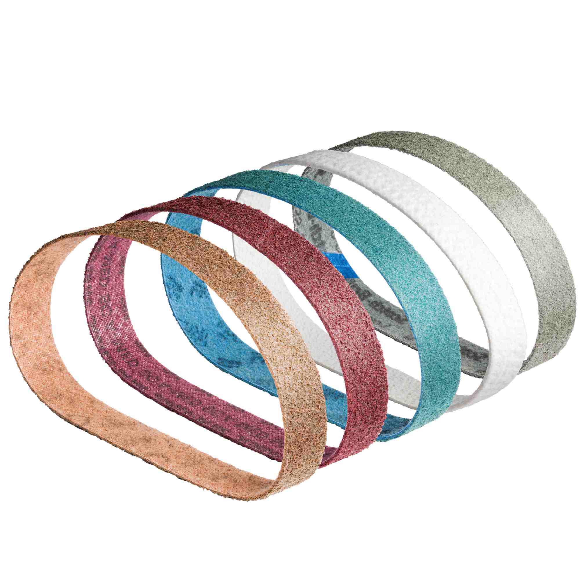 5er Set 3M SC-BL Schleifband Vliesband für Rohrbandschleifer | alle Körnungen grob - polieren | Maße wählbar