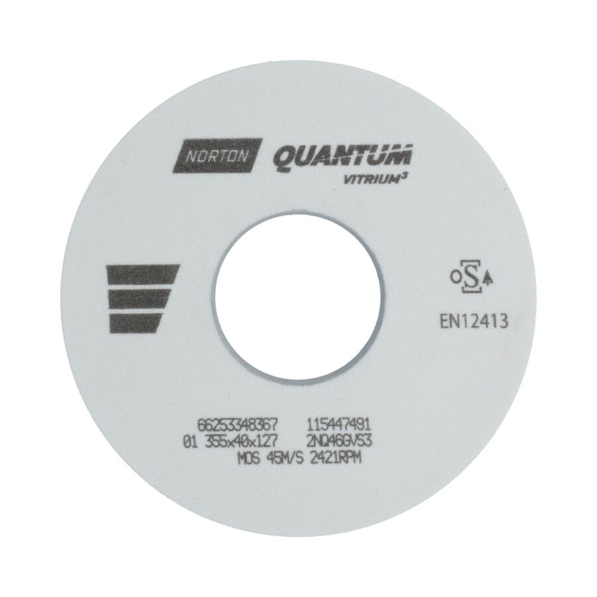 Norton Scheiben Quantum Vitrium zum Flachschleifen 2NQ 46 G VS3