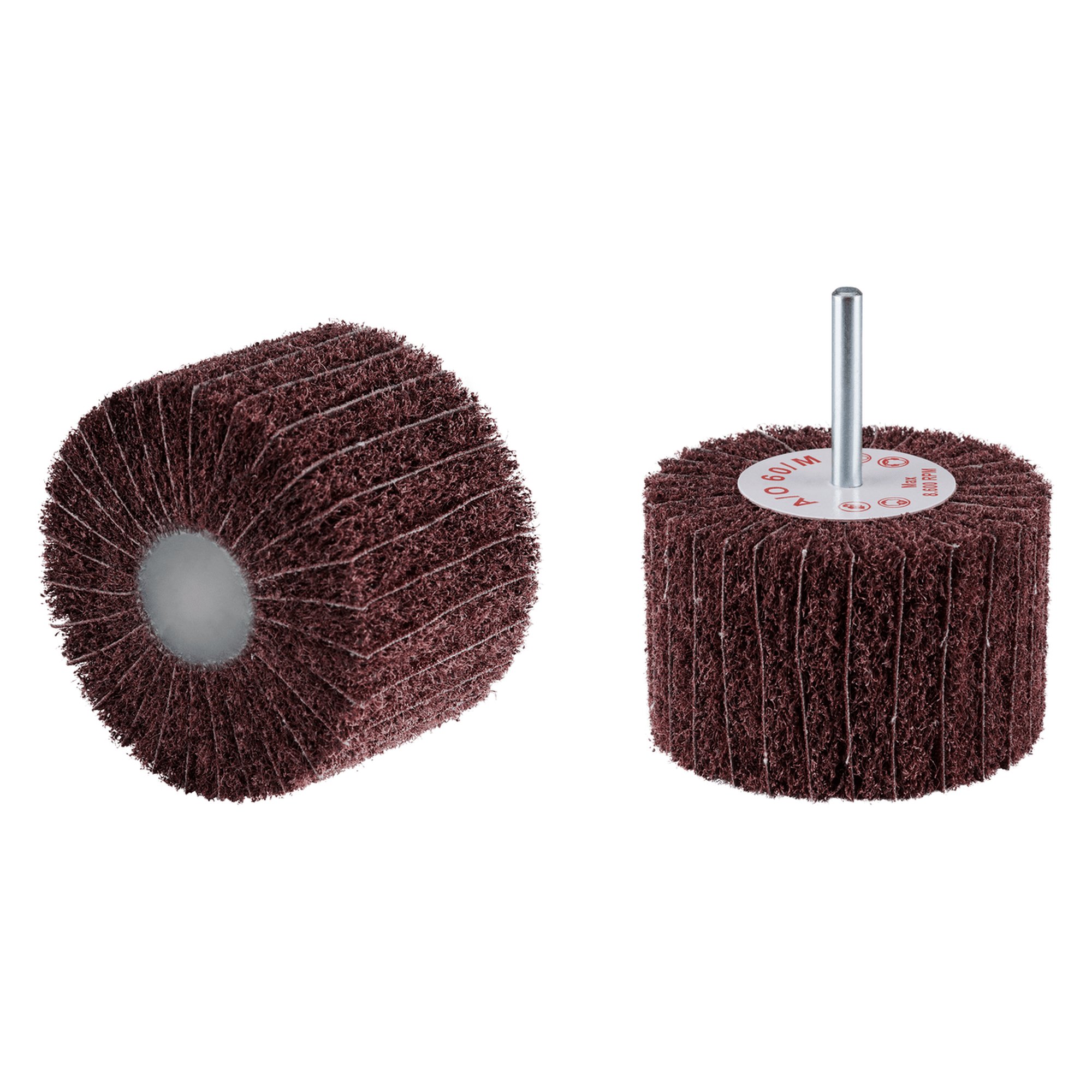 10 x RHODIUS VliesFächerschleifer Schleifmop VSK Ø 80 mm Körnung A60 coarse