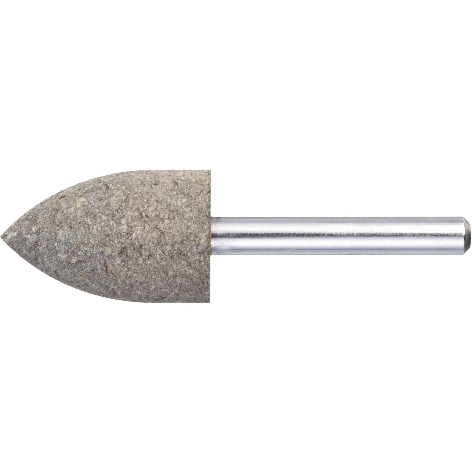 10x LUKAS Polierstift P5SP Spitzbogen  20x32 mm Korn 80 | Schaft mm Schaft 6 mm