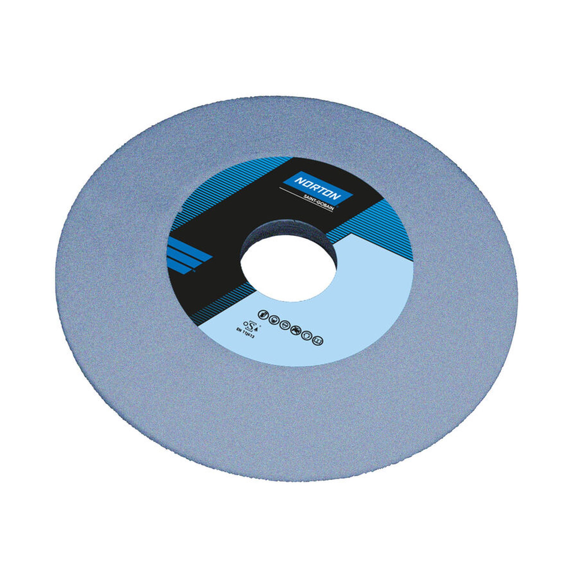 2 x Norton Schleifteller 150x13 mm Korn 60 Vitrium 3 für präzises Schleifen