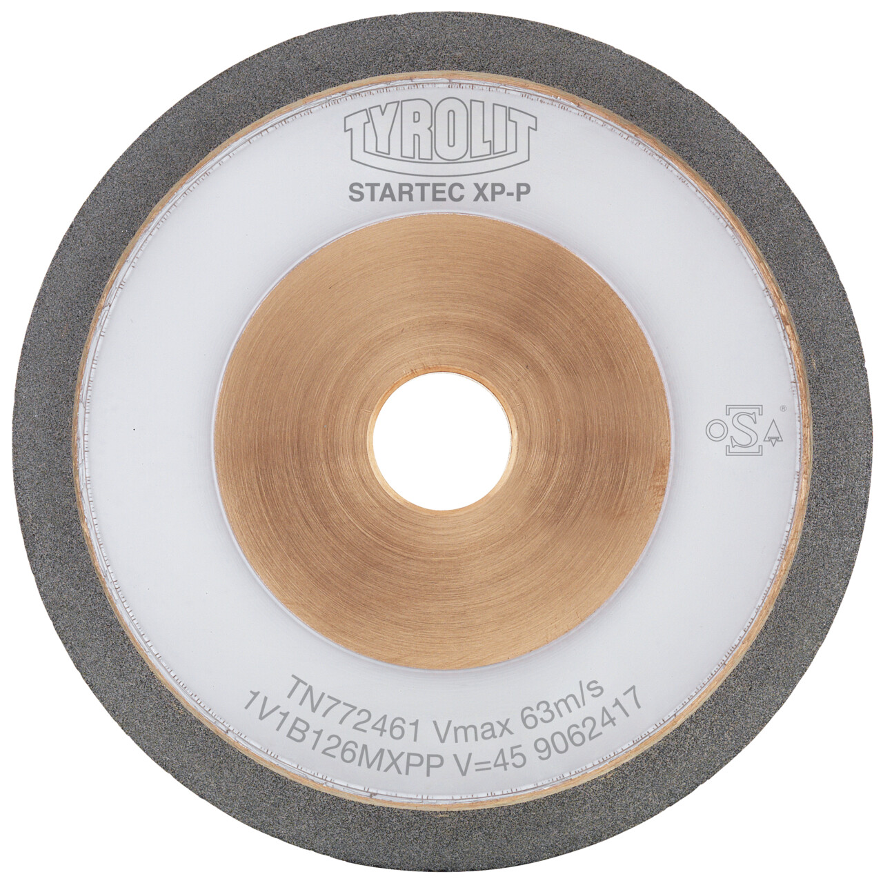 Tyrolit Startec-XP-P Schleifscheibe Nassschliff 100x12x20 mm B126 M Stahl/HSS