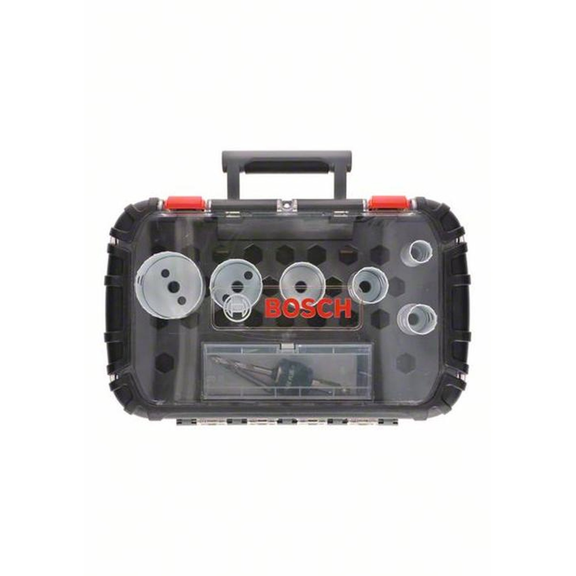 BOSCH Lochsägen-Set Progressor für Holz und Metall, 9-teiliges Elektrikerset, Ø 22-64 mm