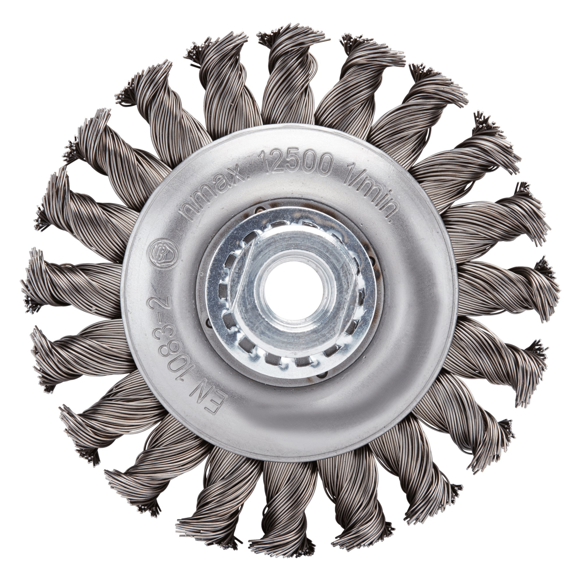 6 x RHODIUS Stahlbürste Drahtbürste Rundbürste SRBZ Ø 115 mm