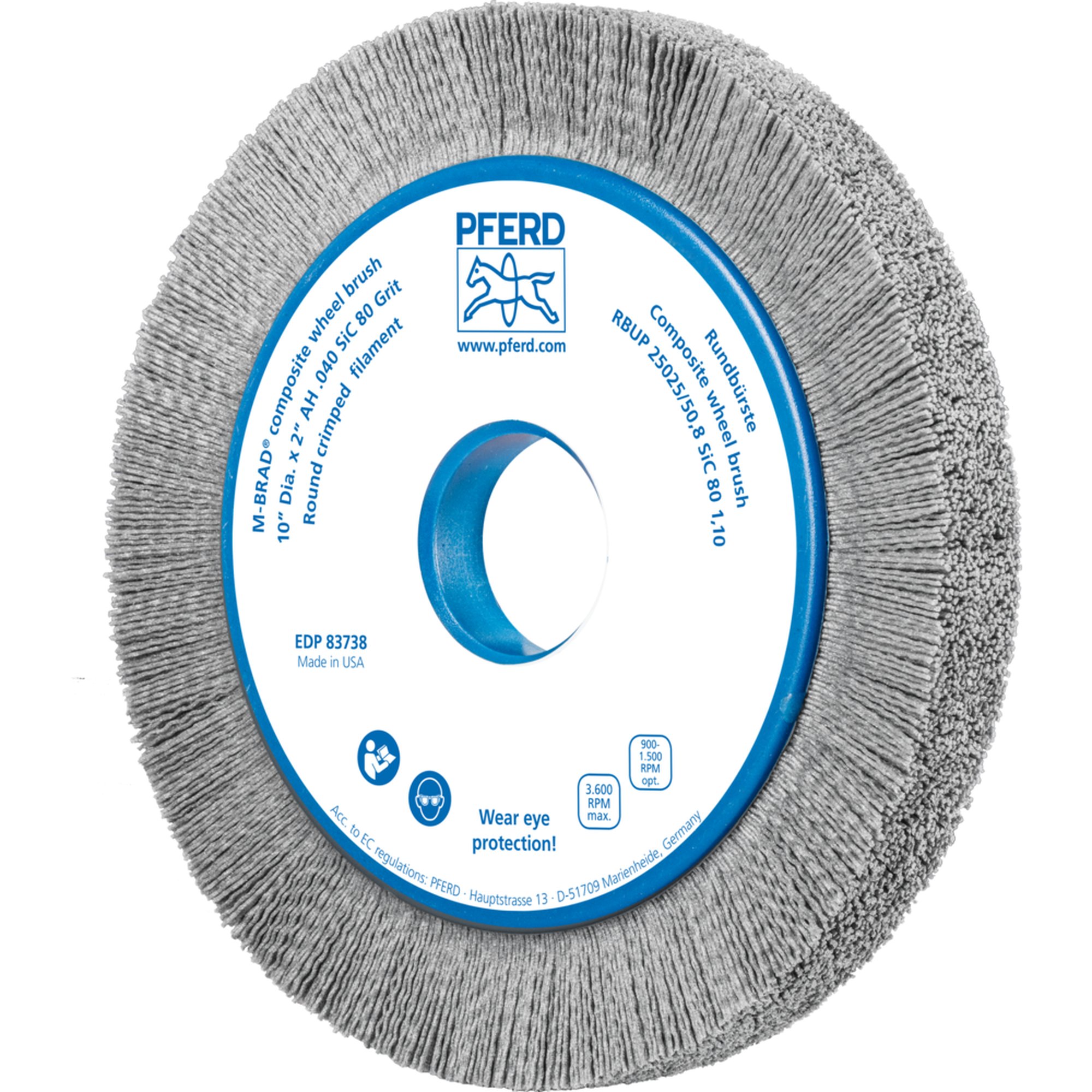 PFERD Rundbürste, ungezopft RBUP 25025/50,8 SiC 80 1,10