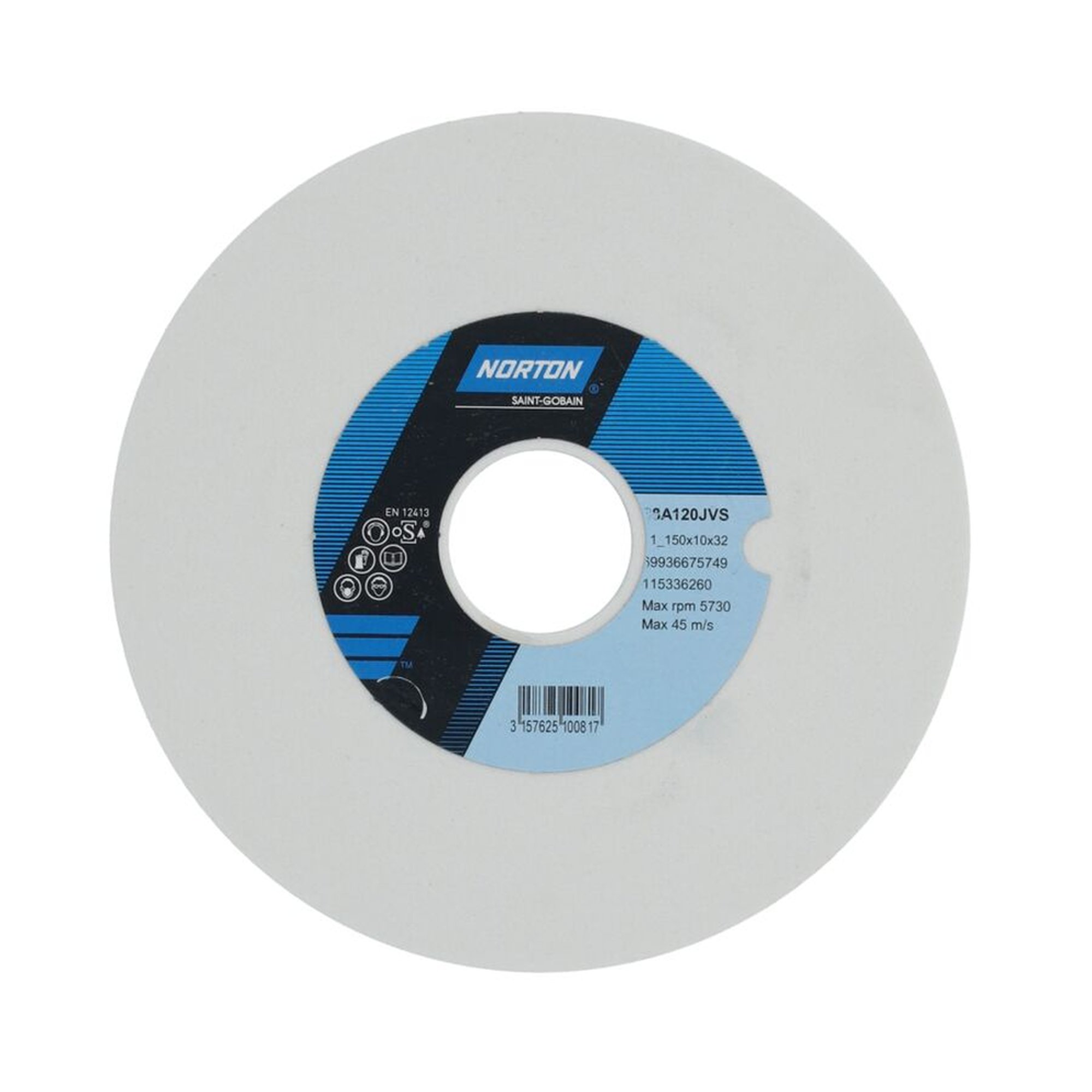 Norton Scheiben 38A 120 J VS zum Werkzeugschleifen - Hochwertige Schleifscheiben