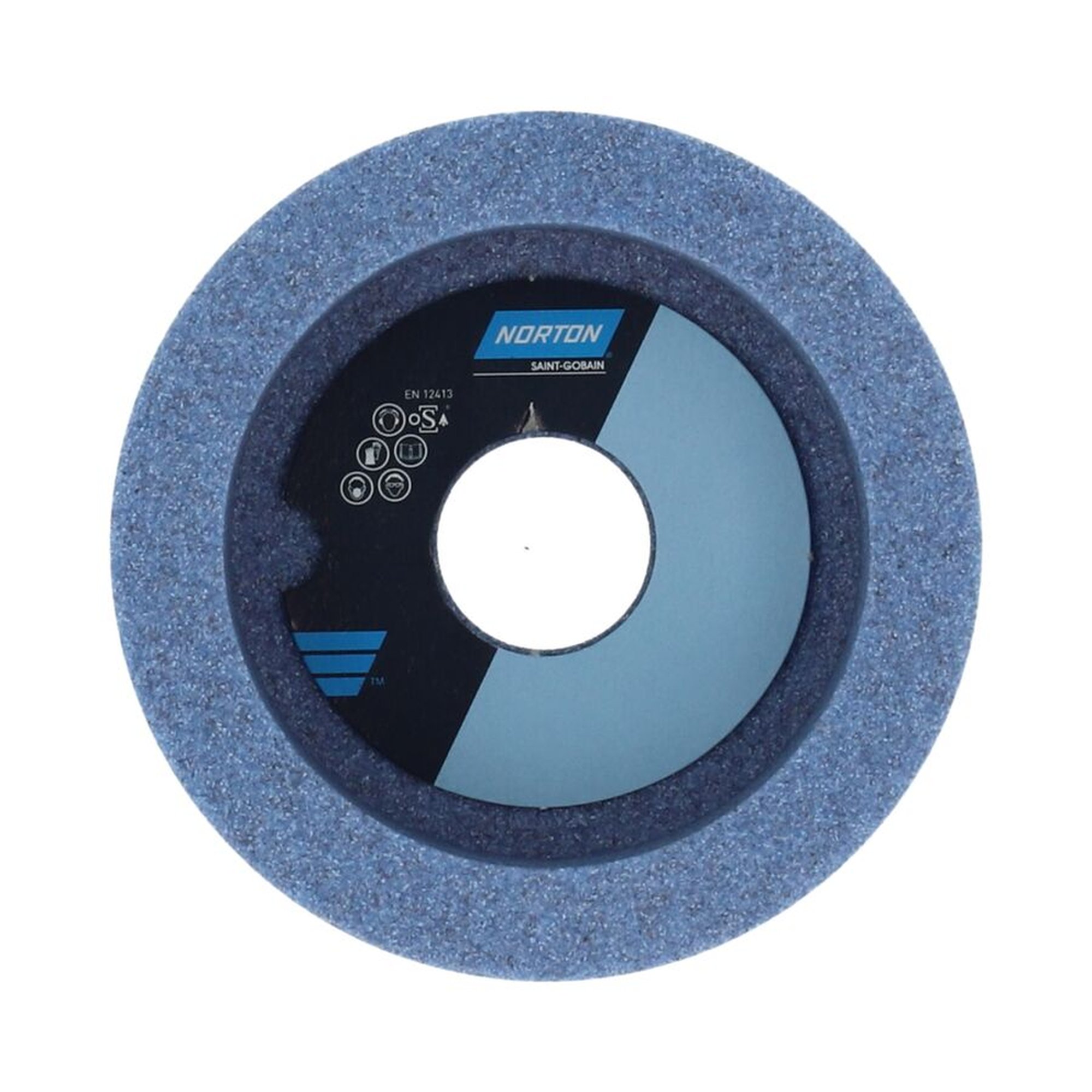 30 x Norton Schleiftopf zylindrisch SGB 60 LVX 80x40x20 mm