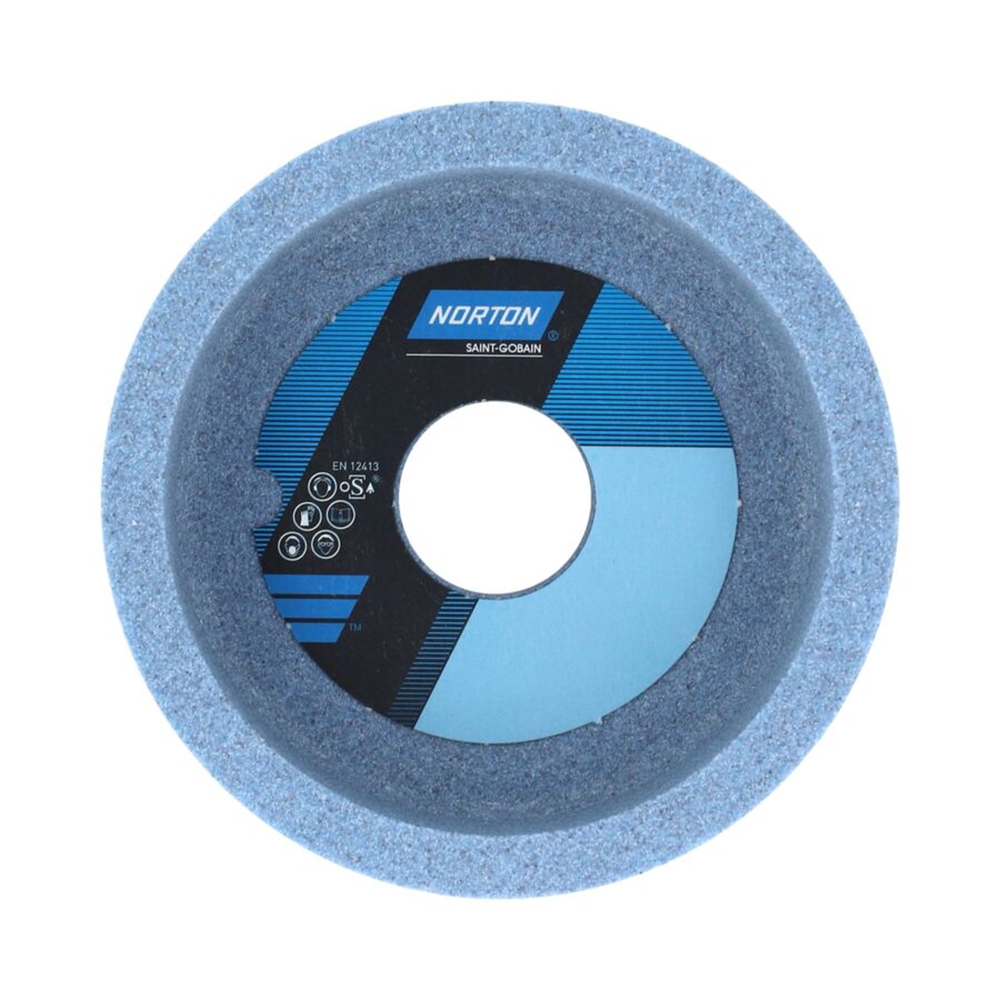 2 x Norton Schleiftopf | 125x63x32 | zylindrisch | SGB 60 KVX | Hochwertiger Schleifer