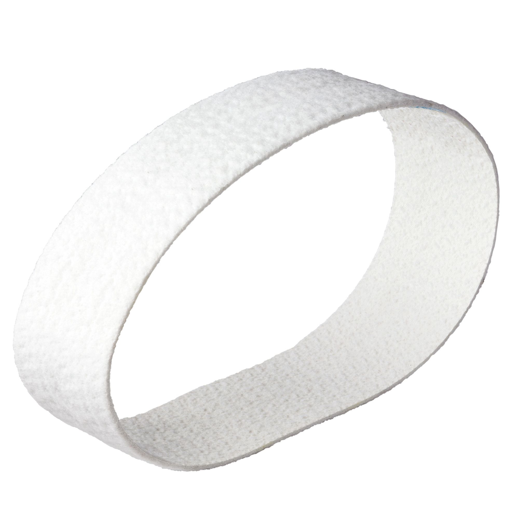 3M SC-BL Scotch Brite Schleifband Vliesband Rohrbandschleifer Schleifmaschine | Maße: 30 x 533 mm | Körnung: T-typ felt – polish polieren weiß | Lieferumfang: 5 Stück