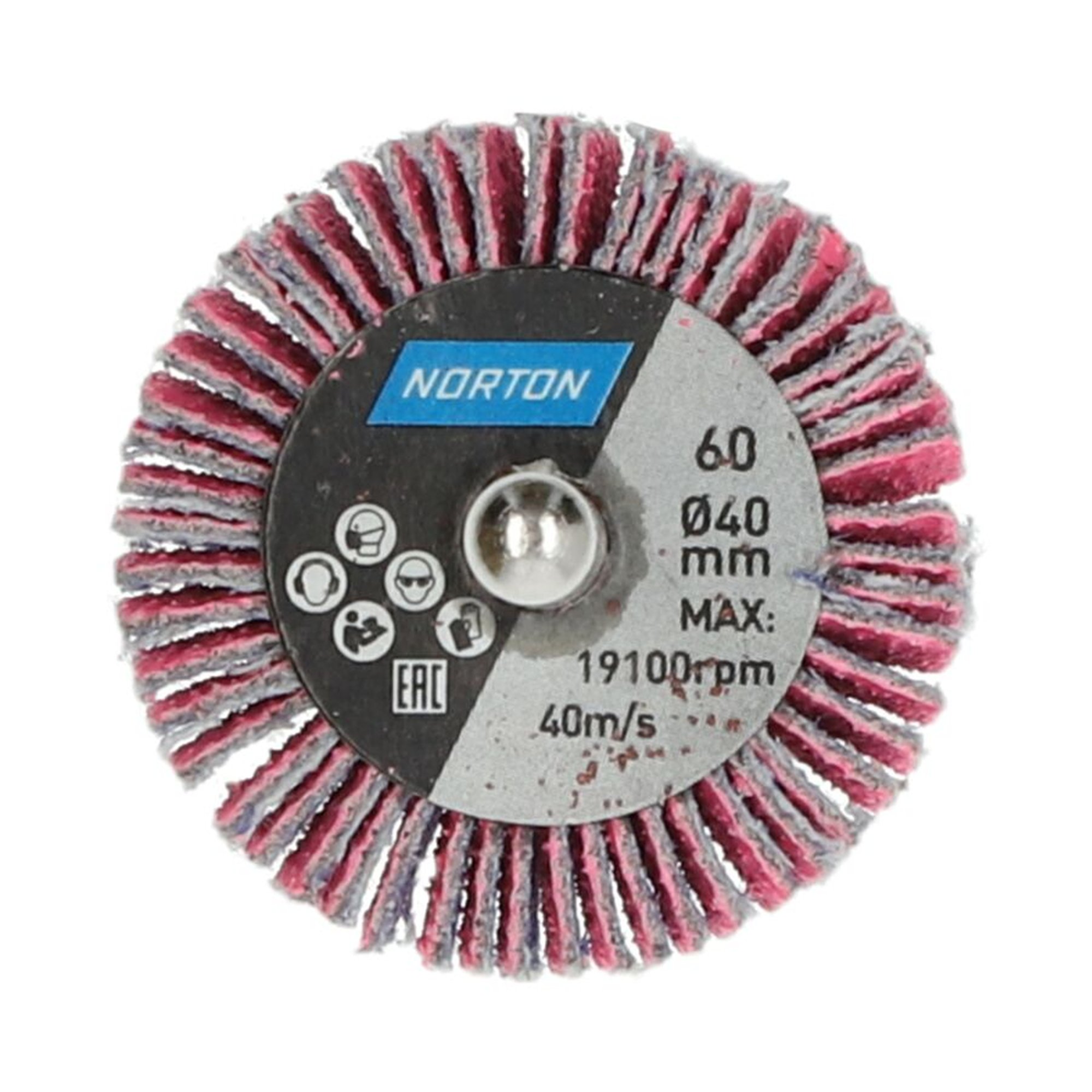 10 x Norton Fächerschleifer Schleifmop 40x20x6 R928 60 Quantum für präzises Schleifen