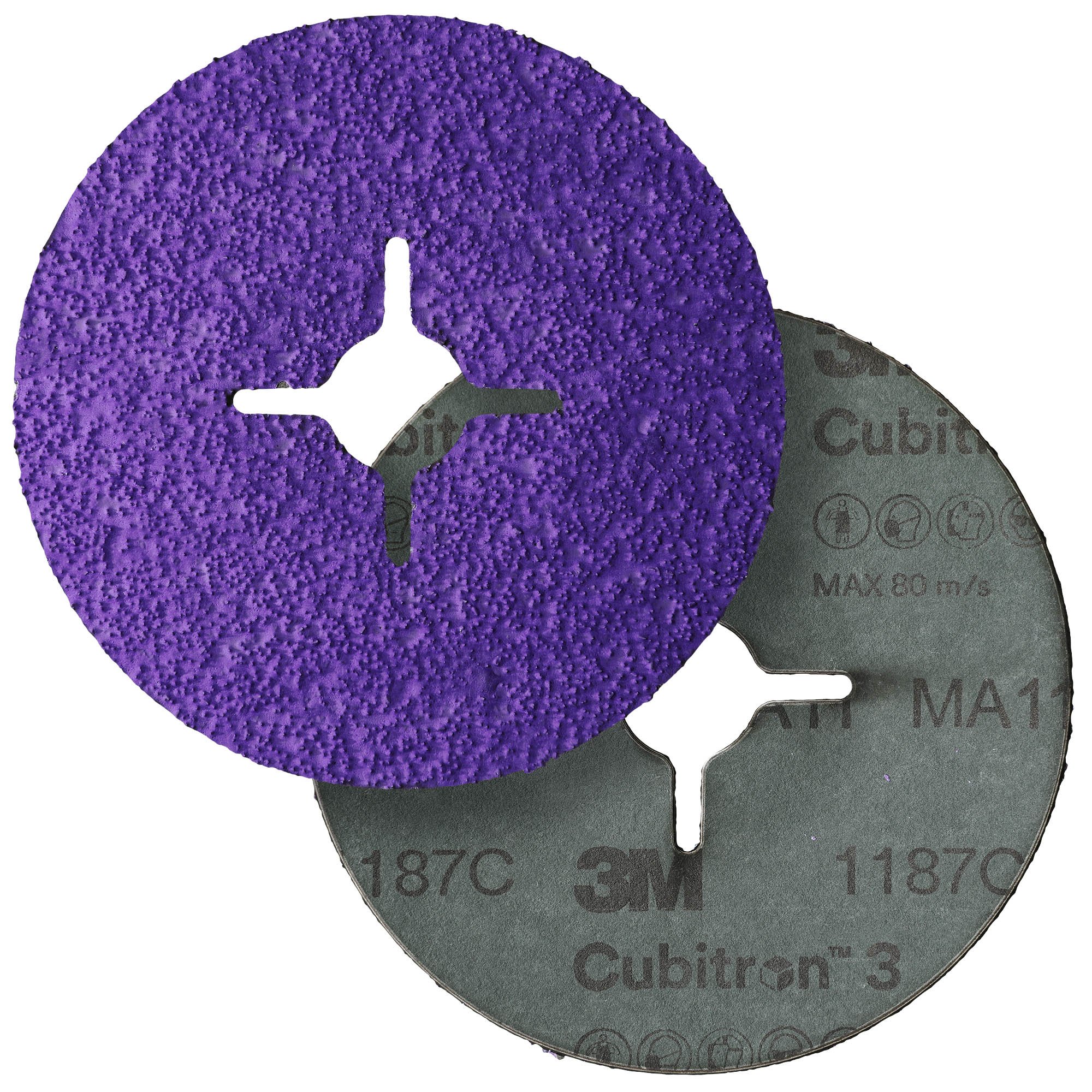 3M Cubitron 3 Fiberscheibe 1187C | Ø 125mm | Korn 36+