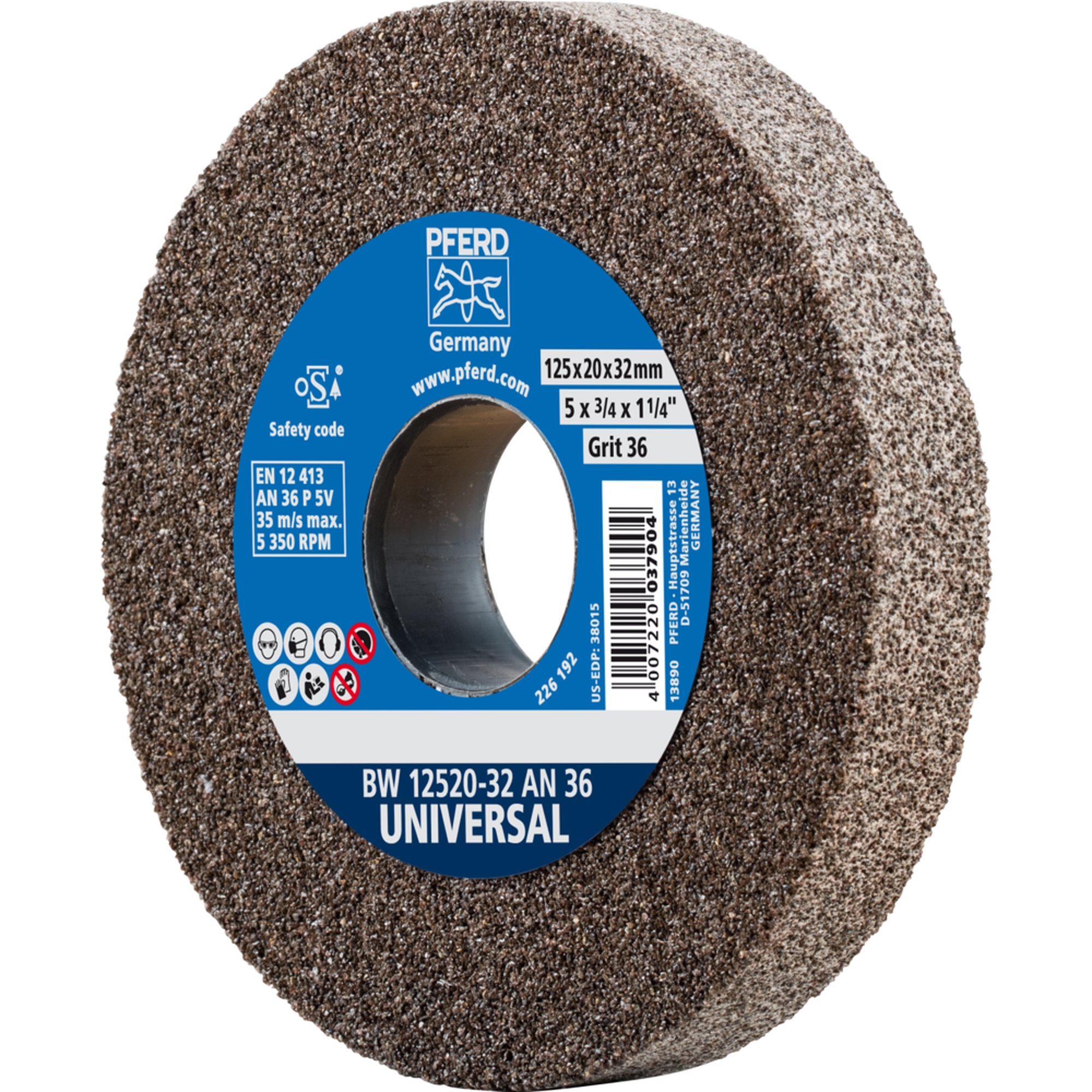 PFERD Schleifbockscheibe BW 12520-32 AN 36 UNIVERSAL