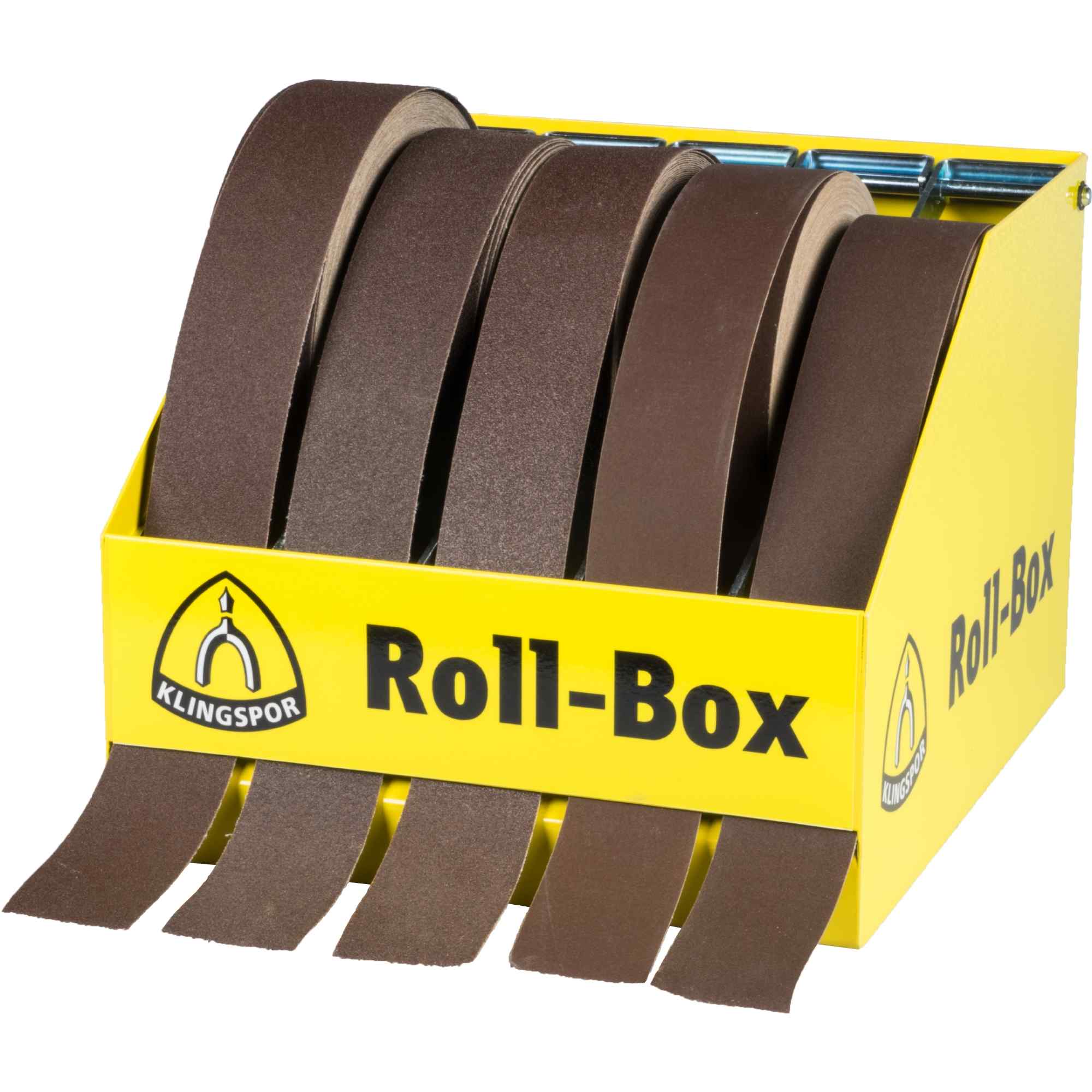 1 x Klingspor ROLL-BOX für Schleifrollen mit 50 mm Breite (Schleifmittel nicht im Lieferumfang)
