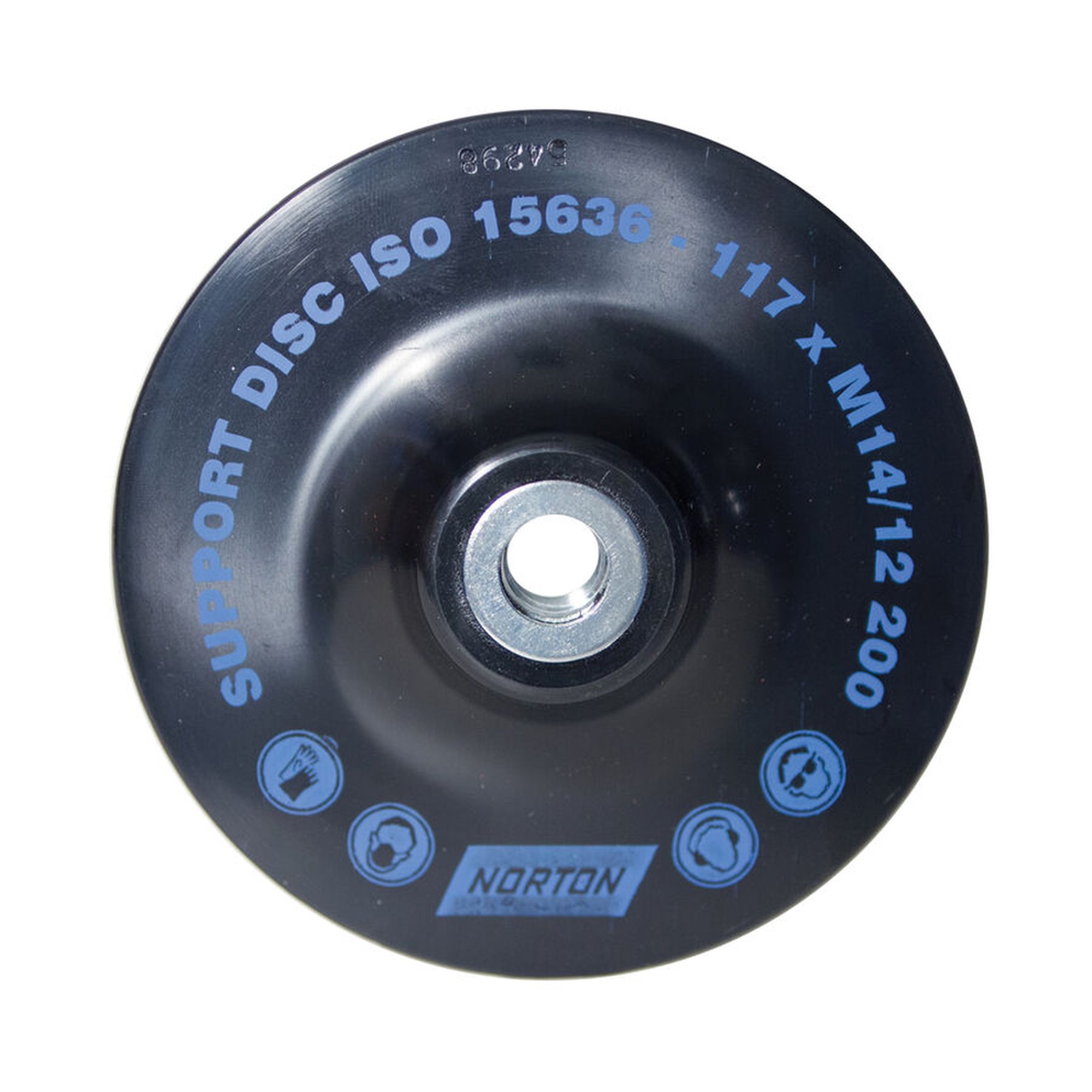 5 x Norton Nylon-Stützteller 125mm - Hochwertige Schleifunterlage für Profis