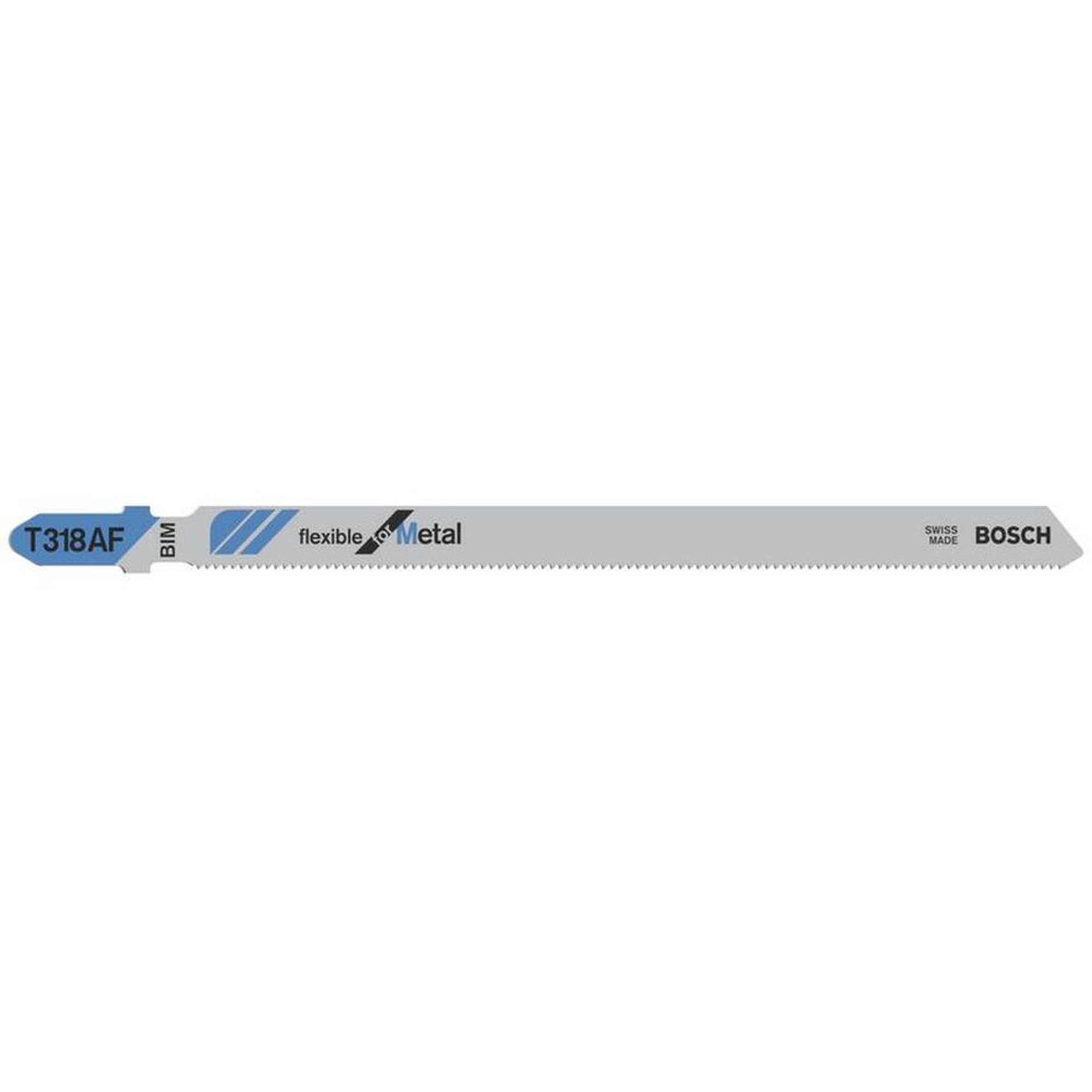 30x BOSCH Stichsägeblätter T-Schaft T 318 AF Flexible für Metall