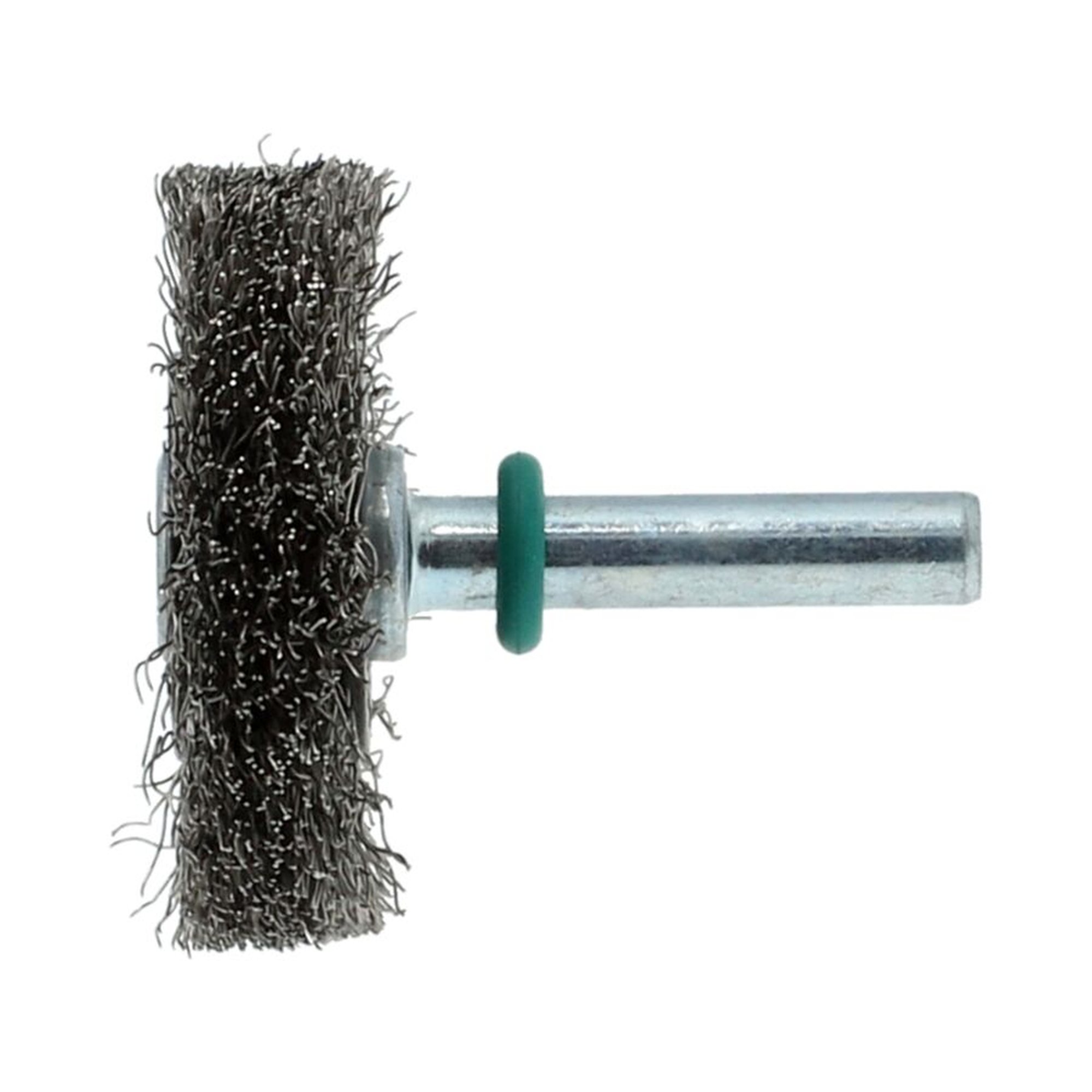 12 x Norton Drahtbürste Rundbürste auf Schaft, gewellt, Edelstahl WHB 40 9 6 0,20 T9