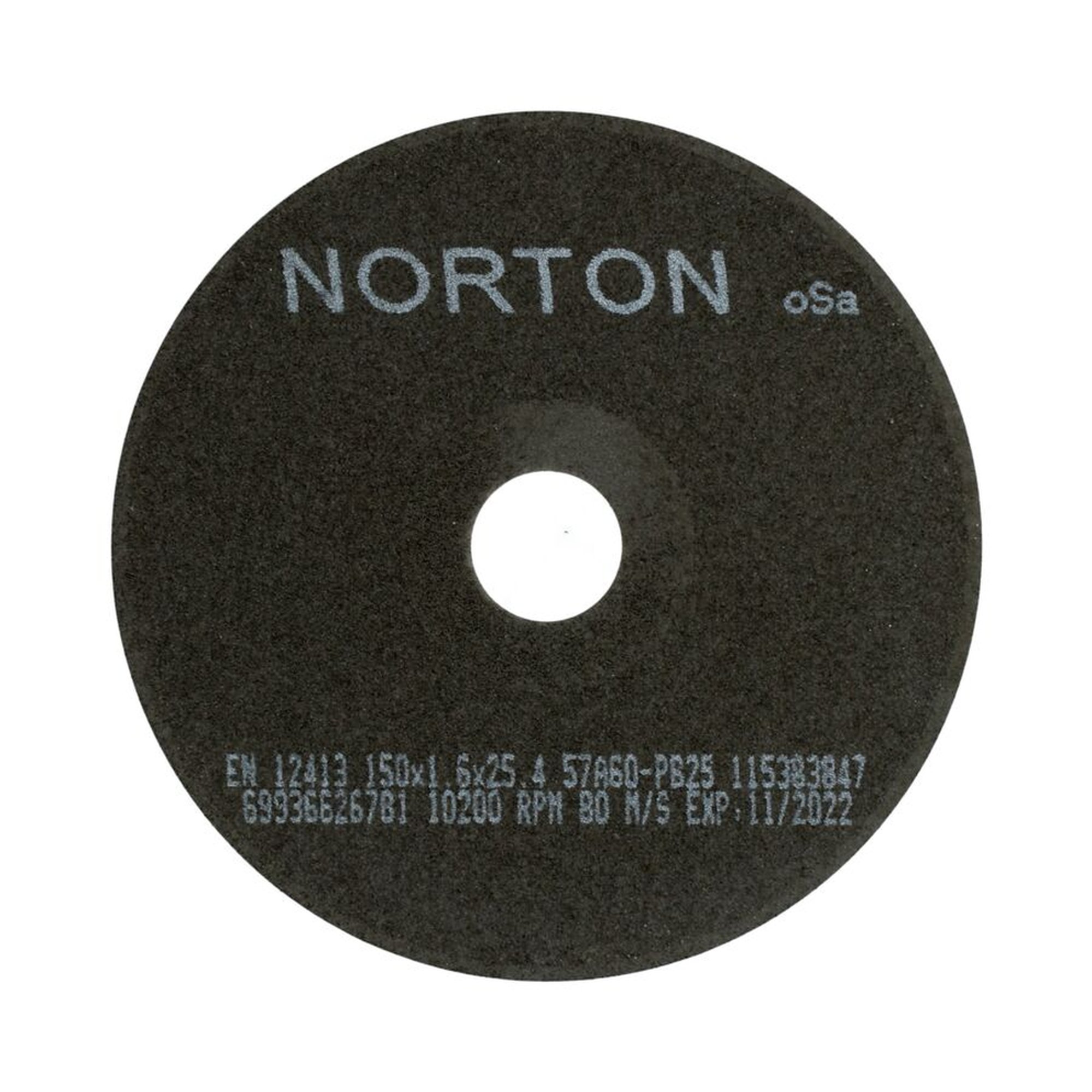 25 x Norton Trennscheibe gerade 41 | 150x1,6x25,4 | 57A 60 PB25 | Hochleistungsschnitt