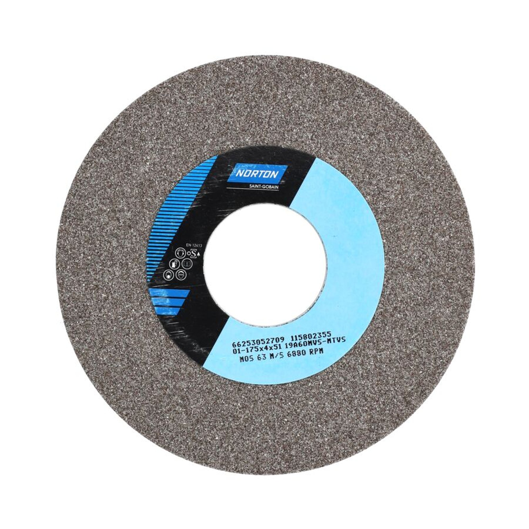6 x Norton Scheiben 19A 60 M VS zum Werkzeugschleifen - Hochwertige Schleifmittel